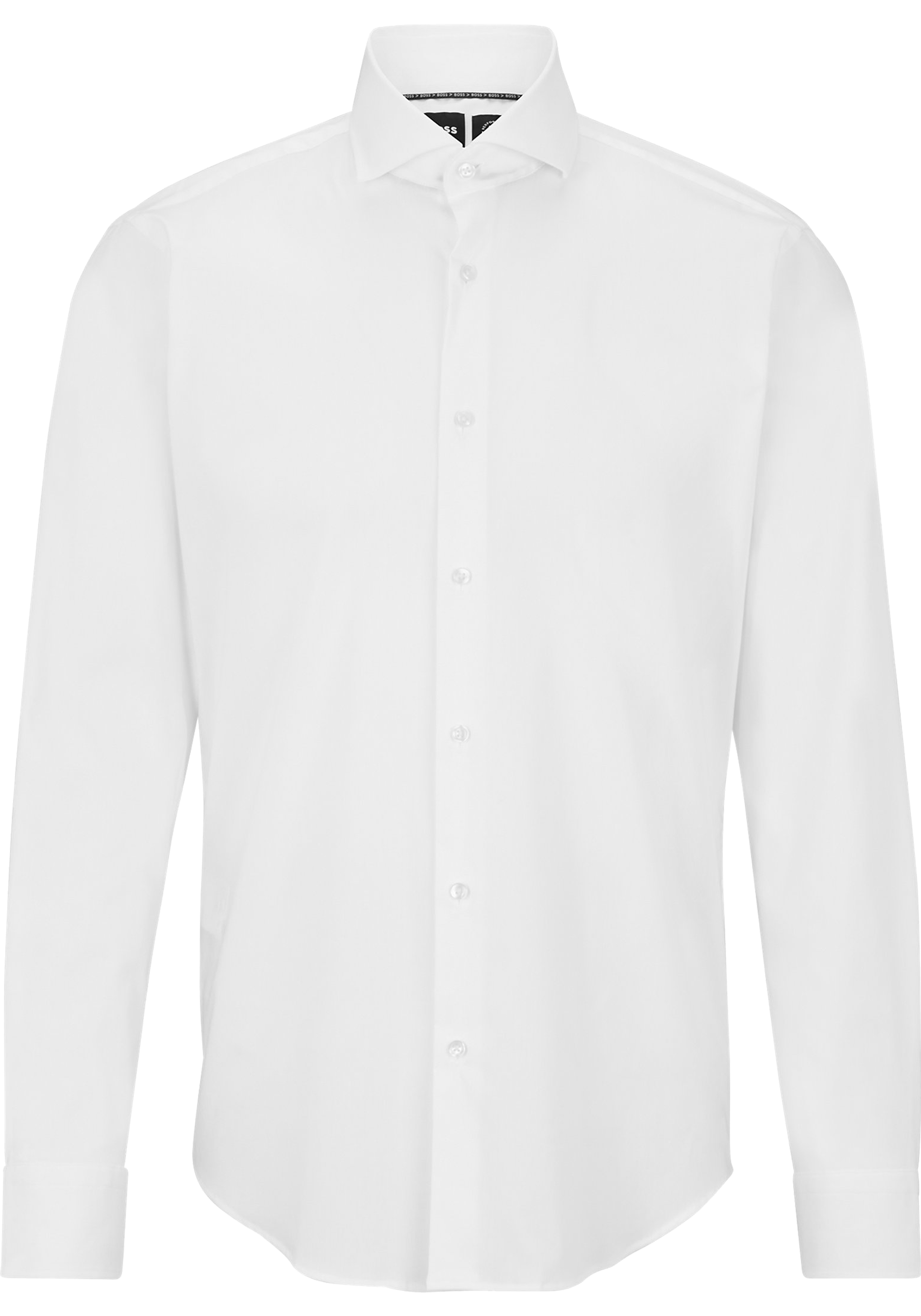BOSS Joe regular fit overhemd, twill, wit