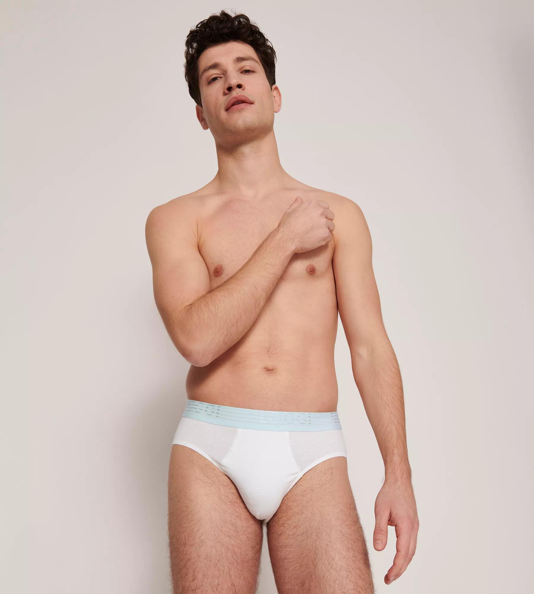 Sloggi Men EVER Cool Brief, heren slip met smalle zijkanten (2-pack), wit