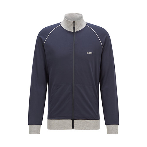 BOSS Mix&Match Jacket, heren lounge vest, donkerblauw