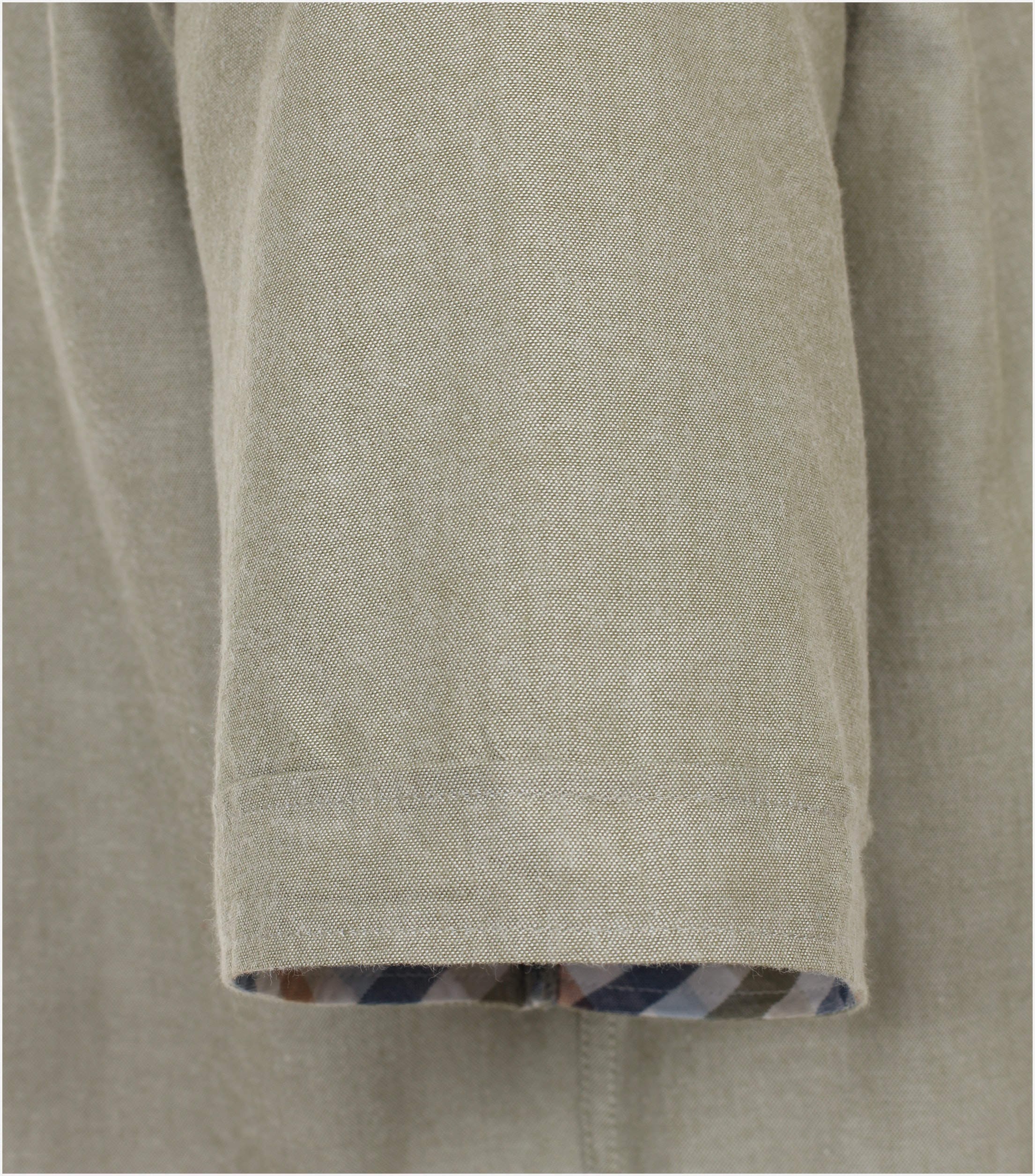 Redmond modern fit overhemd, korte mouw, popeline, bruin