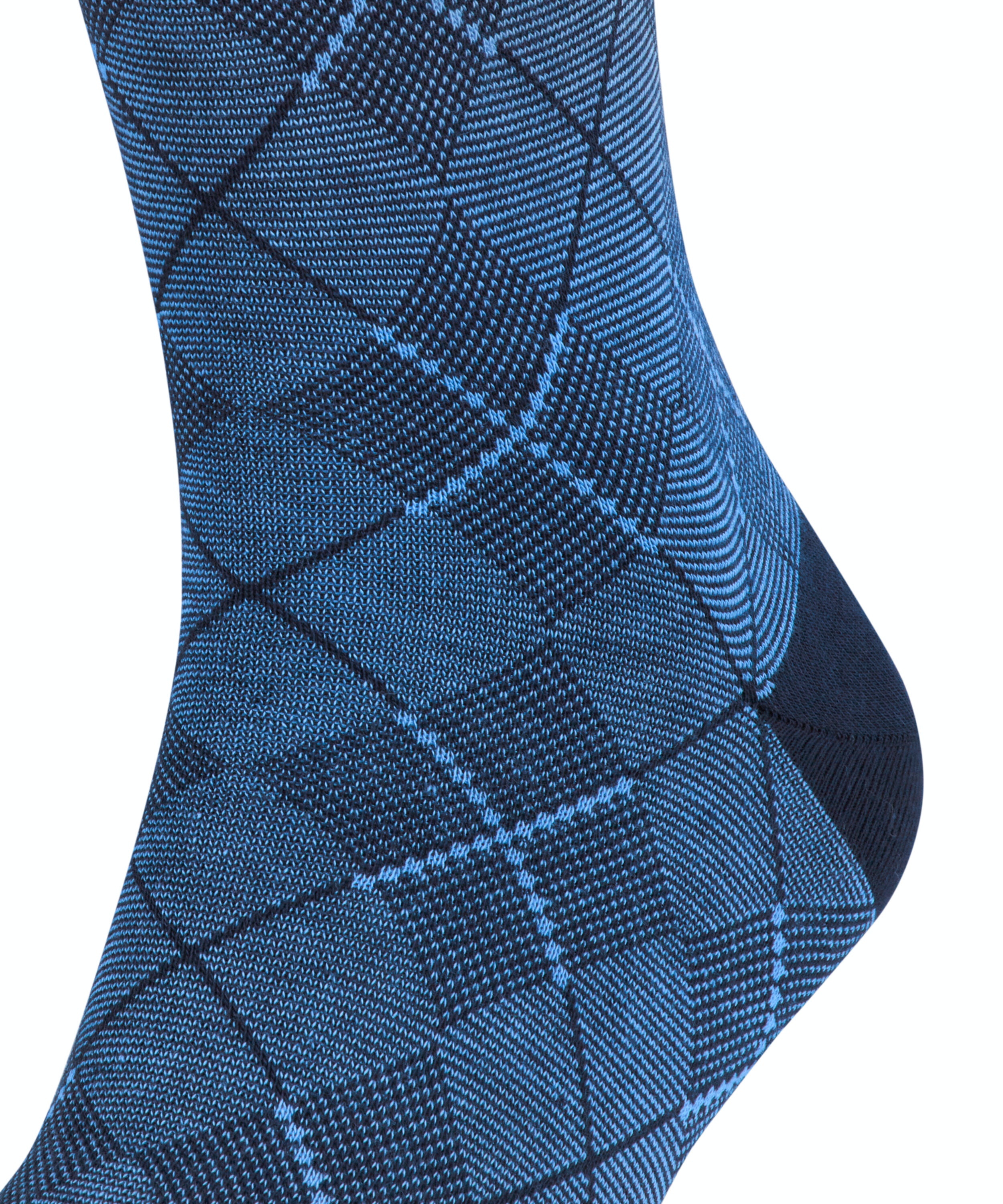 Burlington Carrington herensokken, blauw (marine)