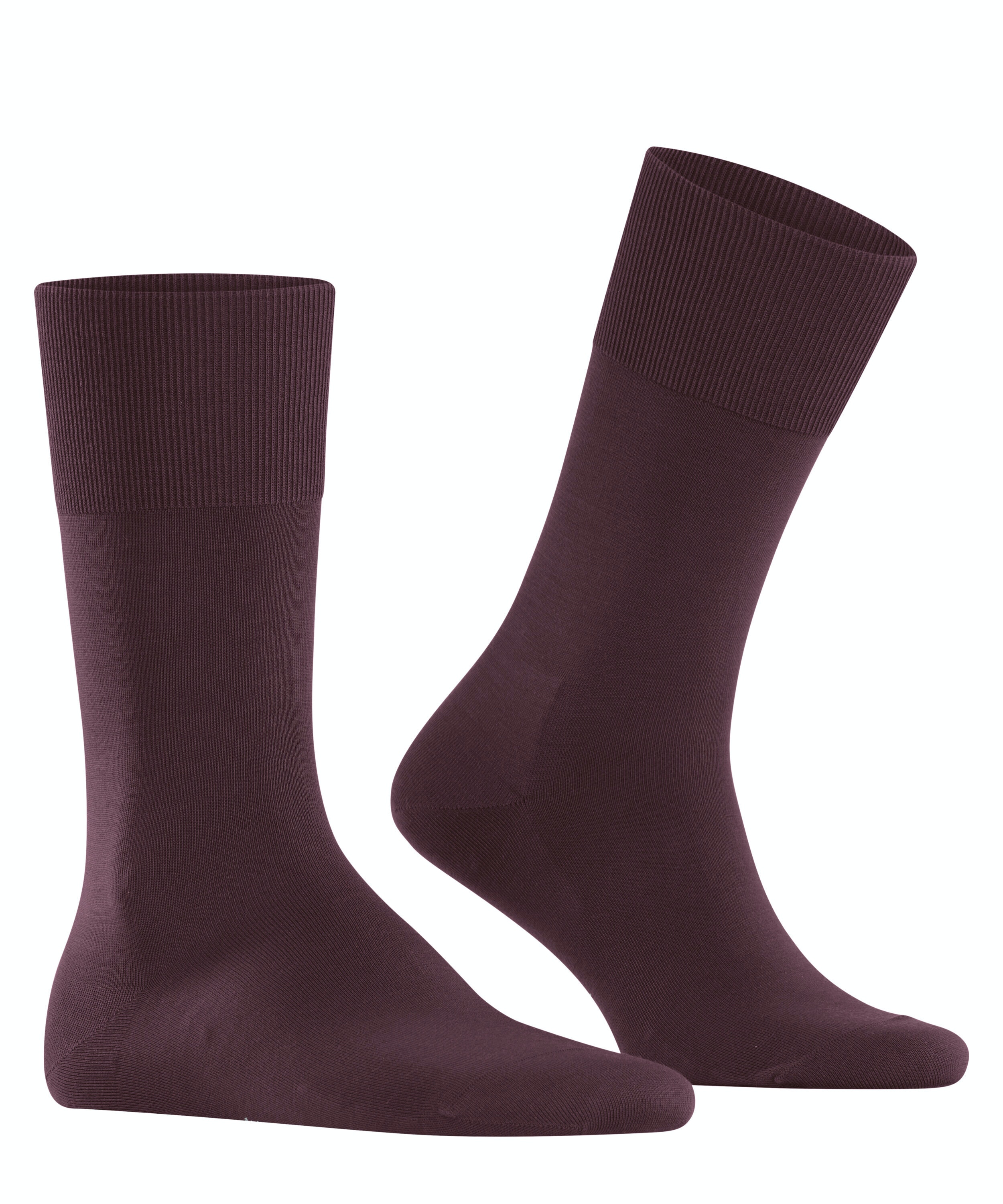 FALKE ClimaWool herensokken, donkerrood (barolo)
