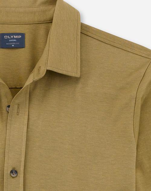 OLYMP Casual modern fit polo, kaki