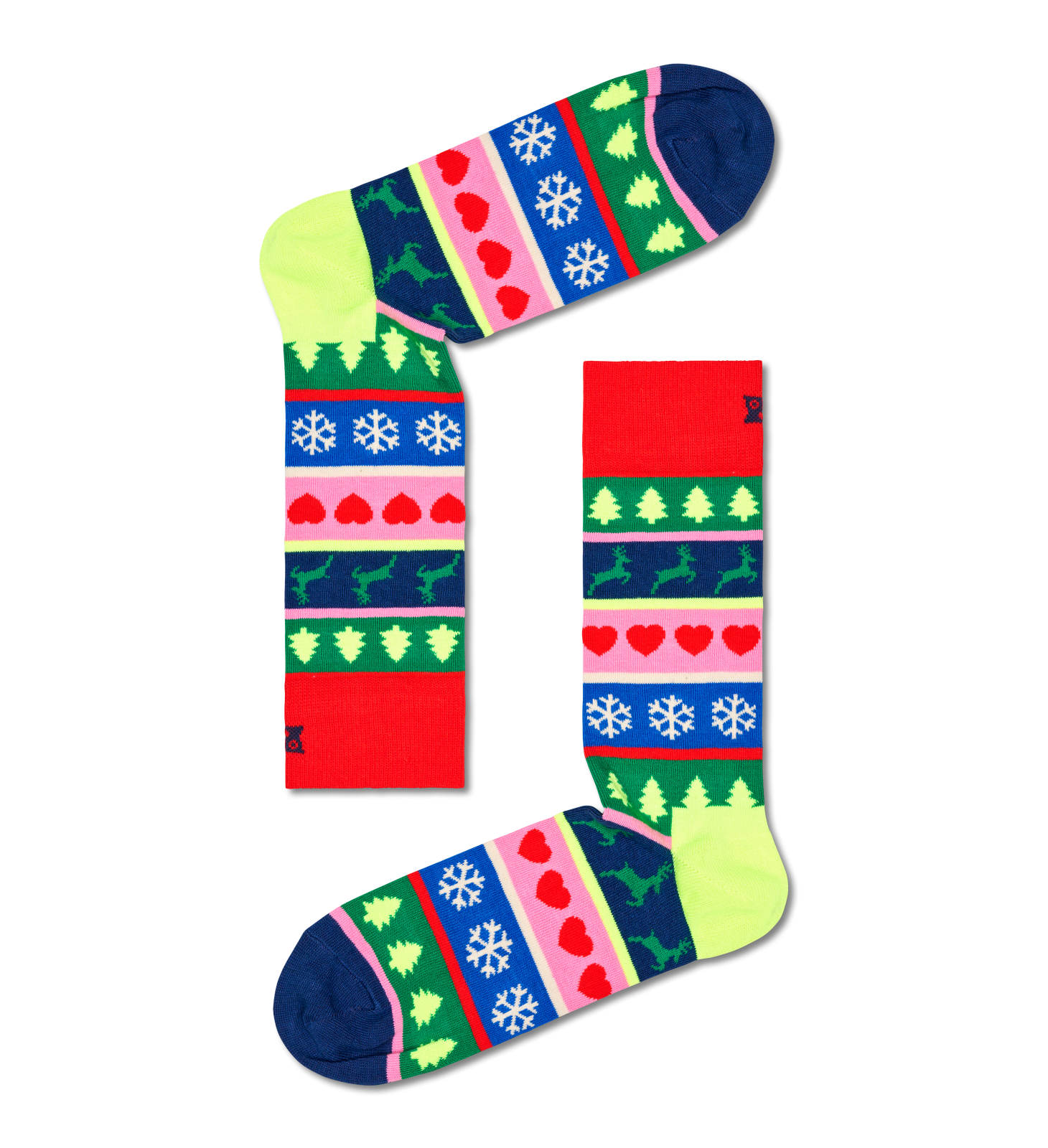 Happy Socks X-Mas Sweater Socks Gift Set (3-pack), unisex sokken in cadeauverpakking