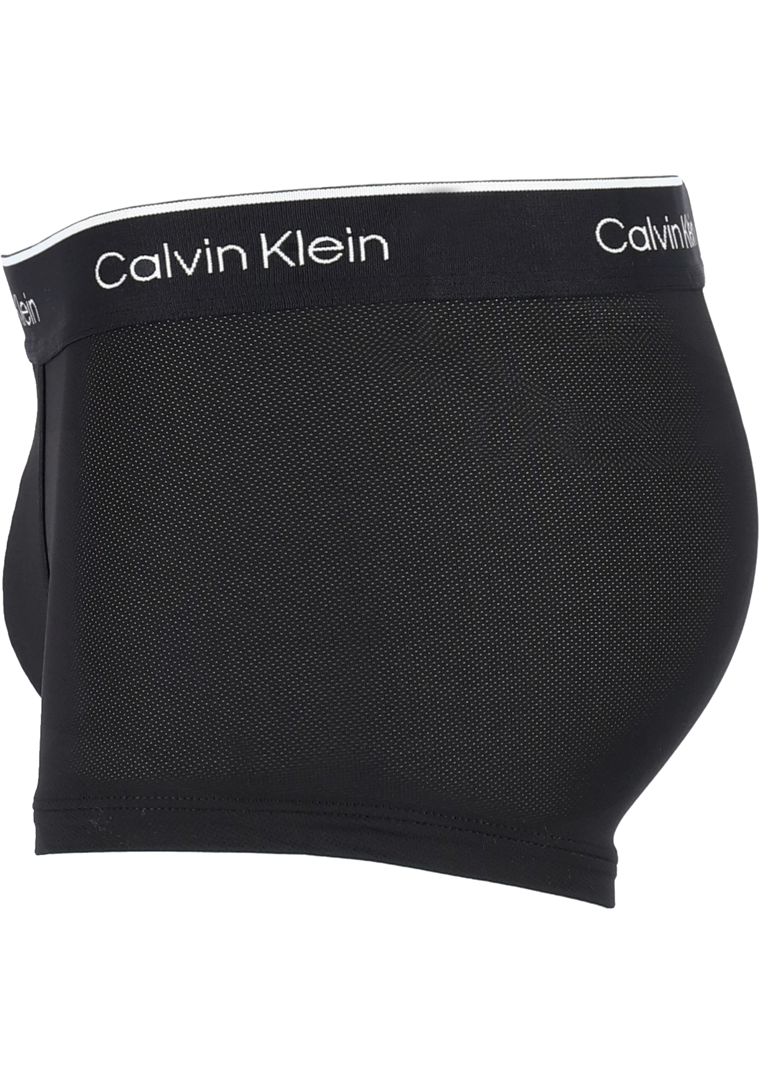 Calvin Klein Pro micro low rise trunks (2-pack), microfiber lage heren boxers kort, zwart