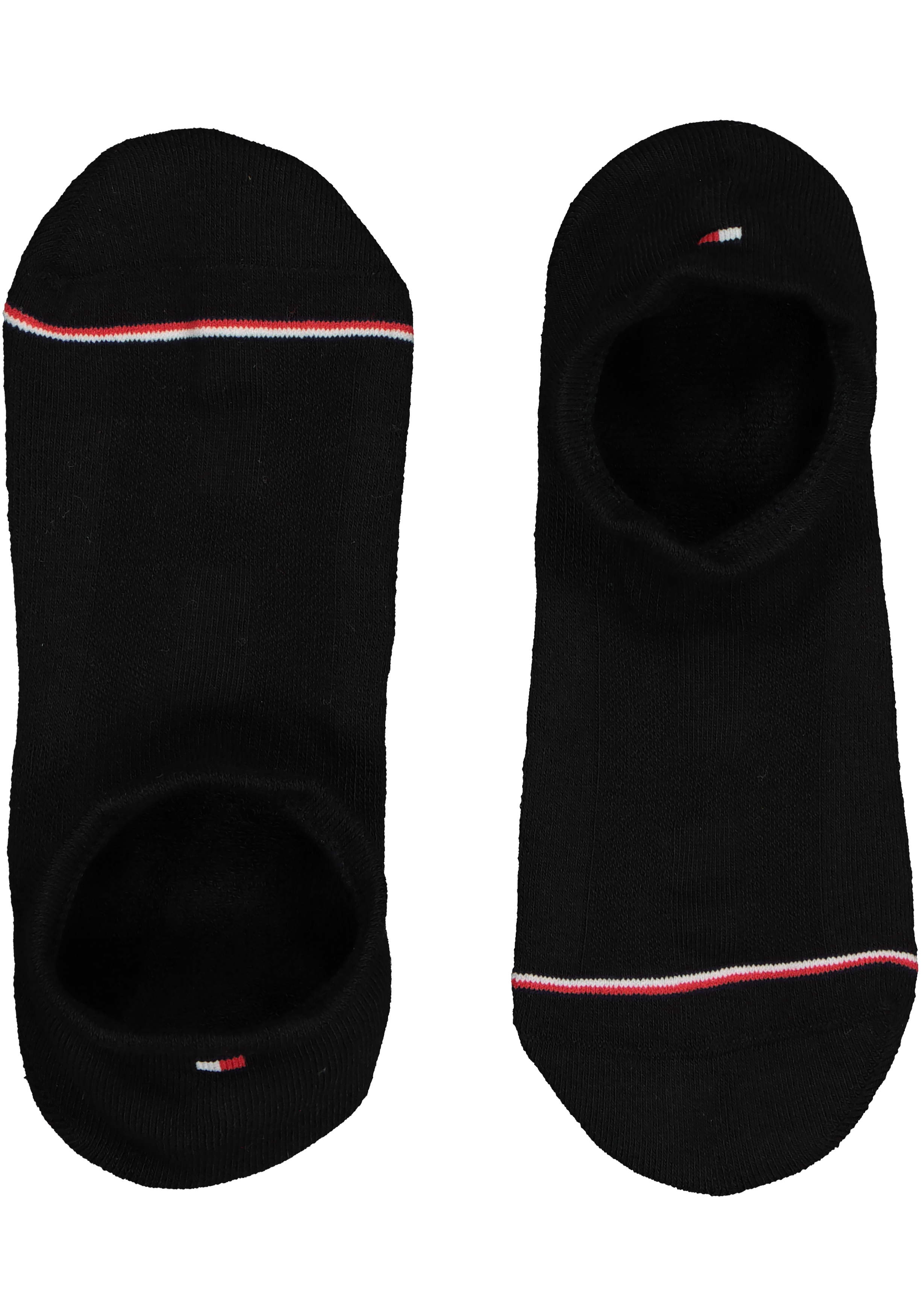 Tommy Hilfiger Iconic Sports Socks (2-pack), heren sneakersokken katoen, onzichtbaar, zwart