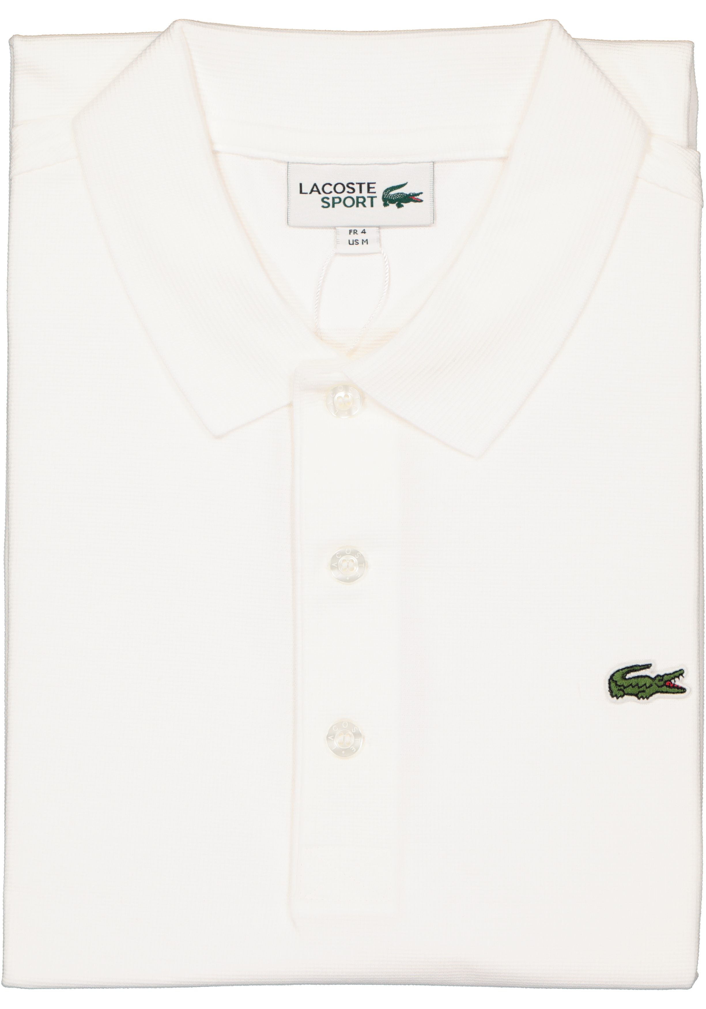 Lacoste Sport polo regular fit stretch, wit 