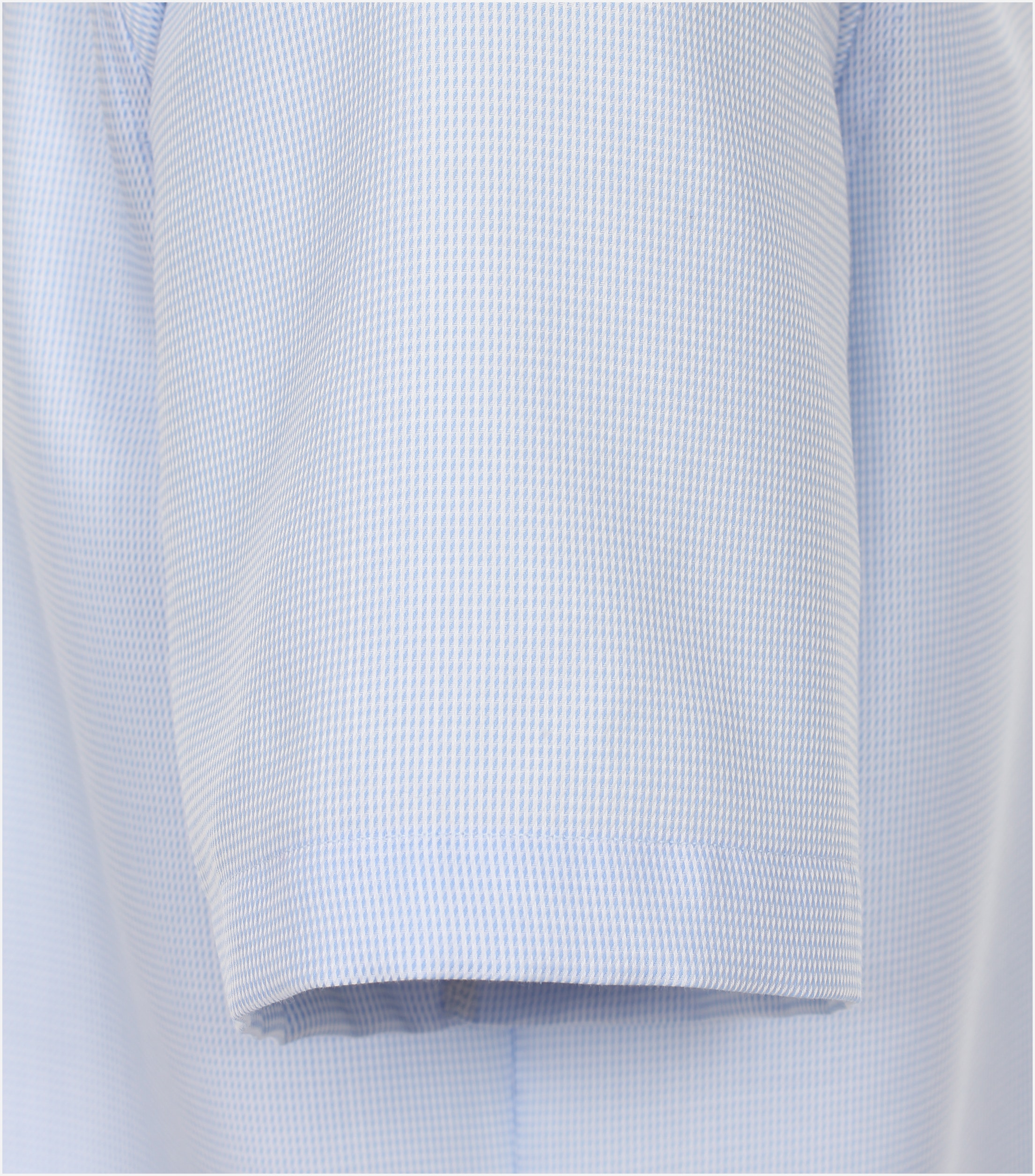 CASA MODA comfort fit overhemd, korte mouw, dobby, blauw