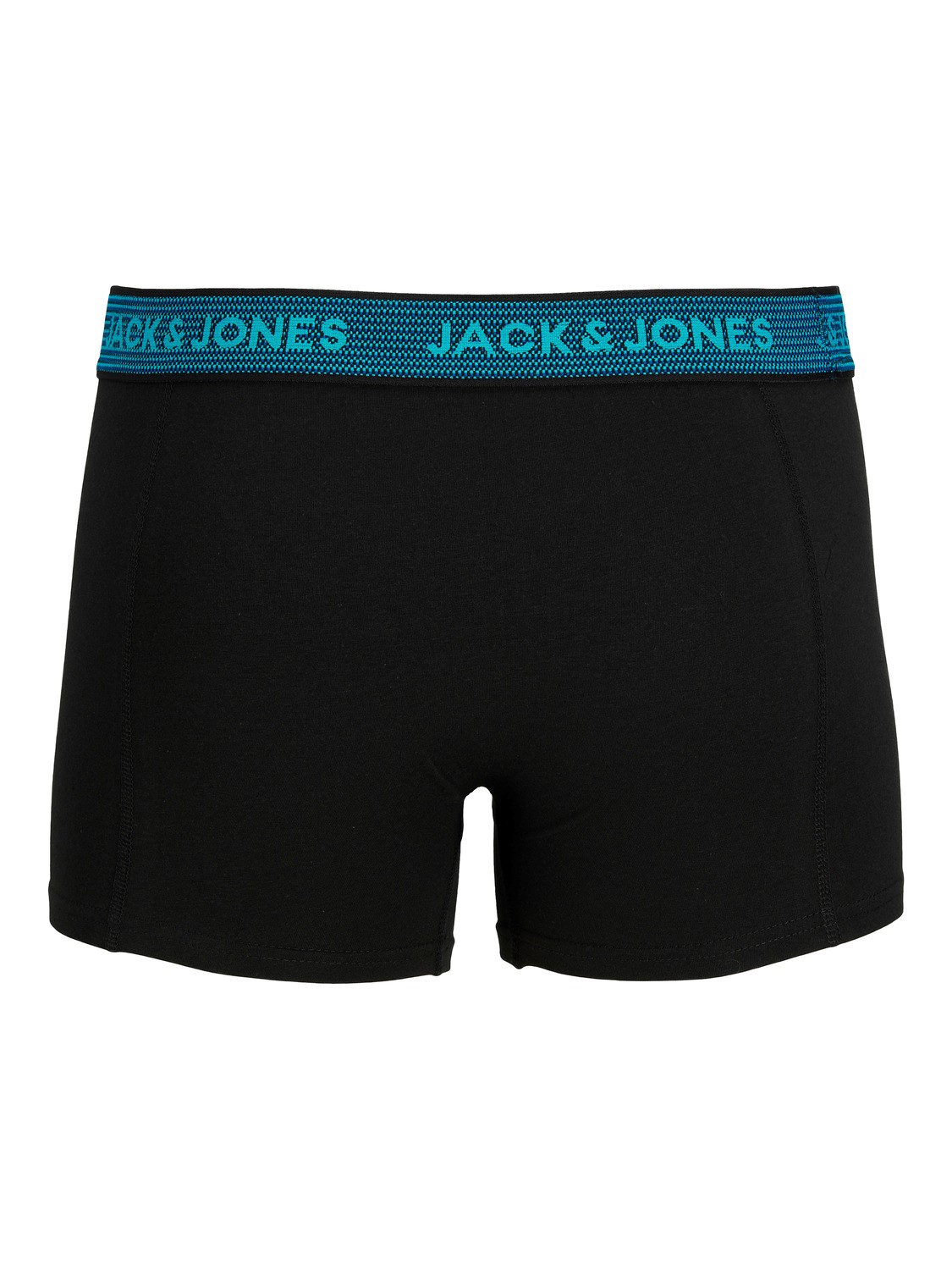 JACK & JONES Jacwaistband trunks (3-pack), heren boxers normale lengte, grijs, blauw en rood