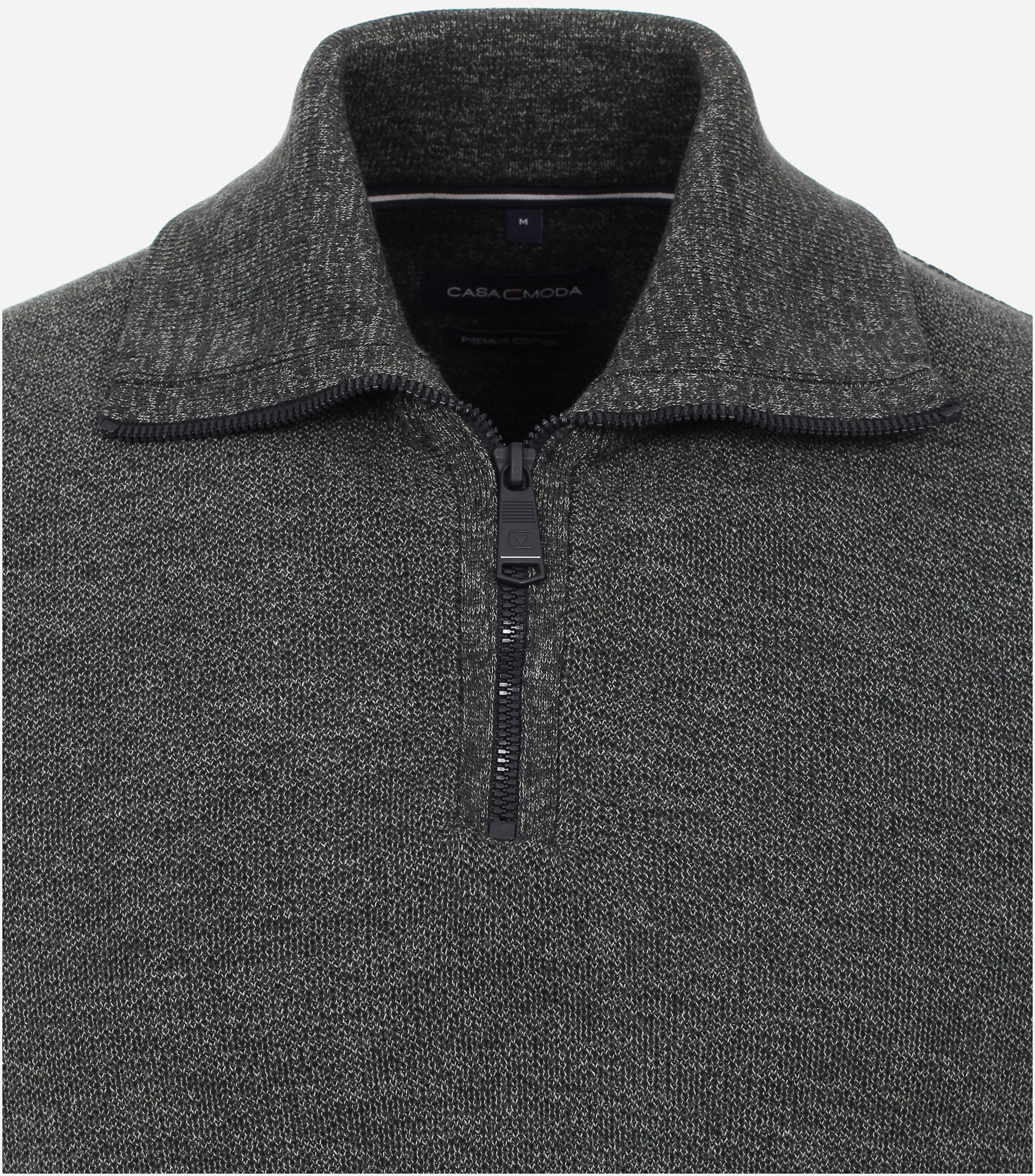 CASA MODA comfort fit schipperstrui, groen melange