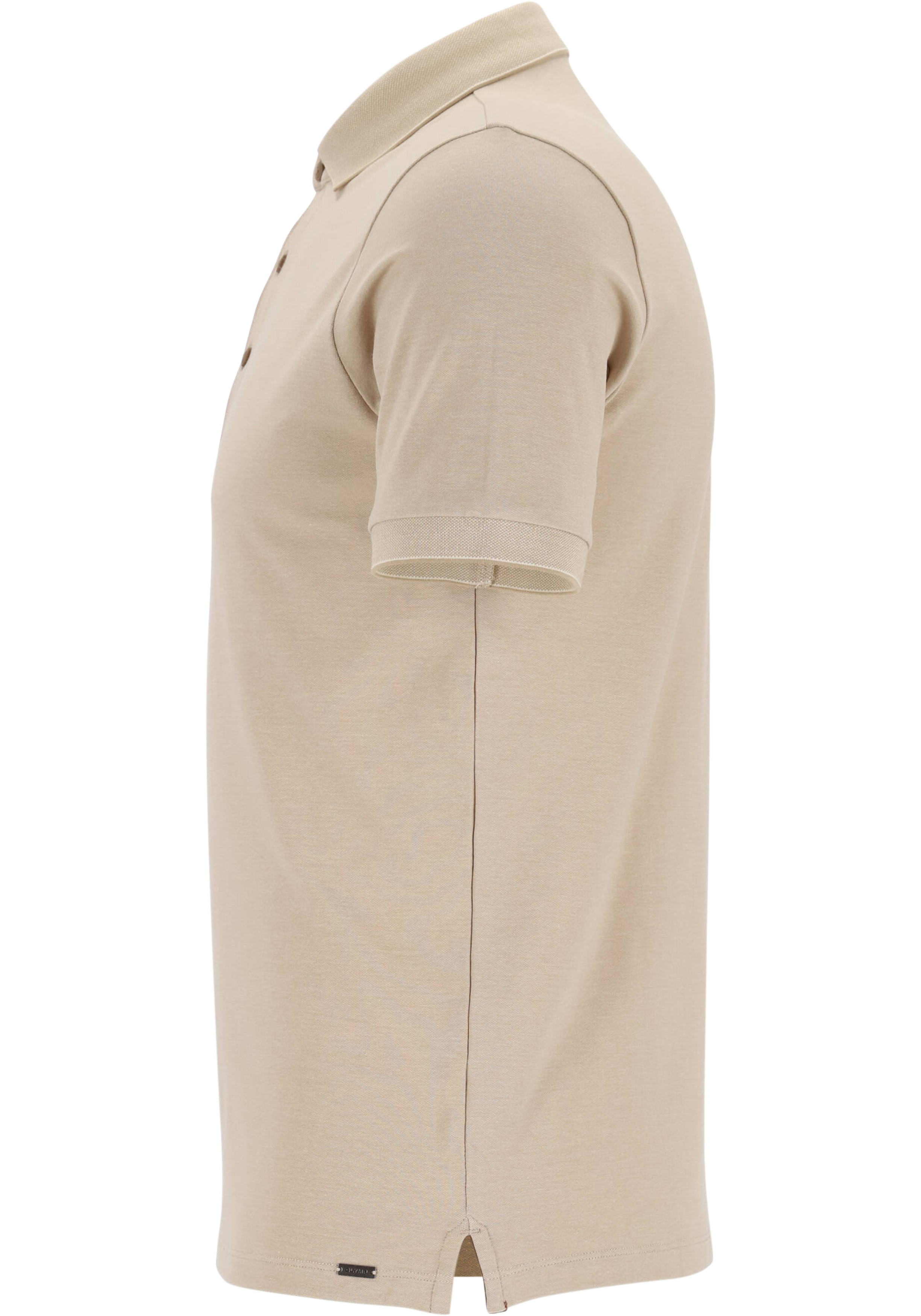 OLYMP Polo Level 5 Casual, slim fit polo, beige