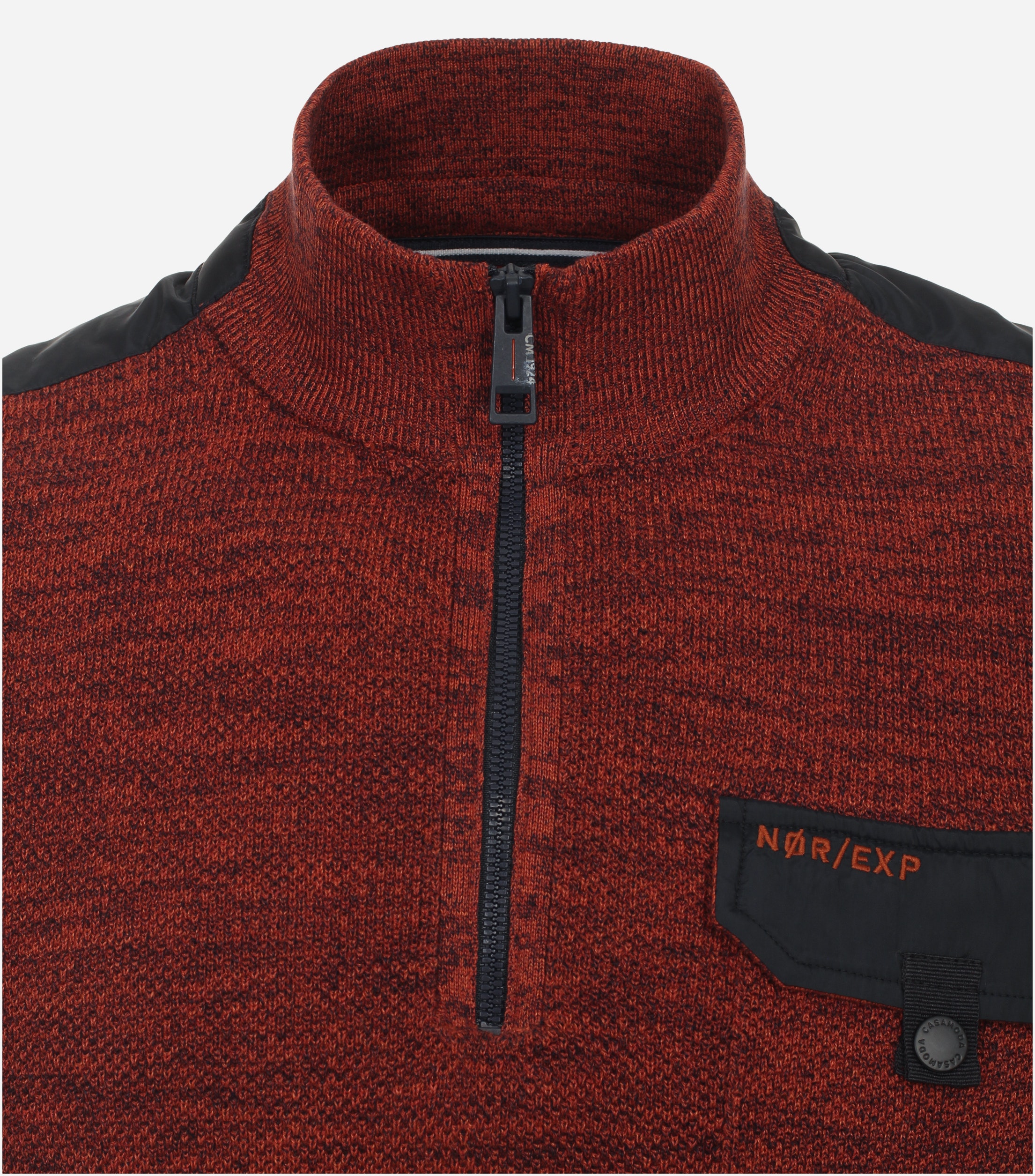 CASA MODA comfort fit schipperstrui, oranje