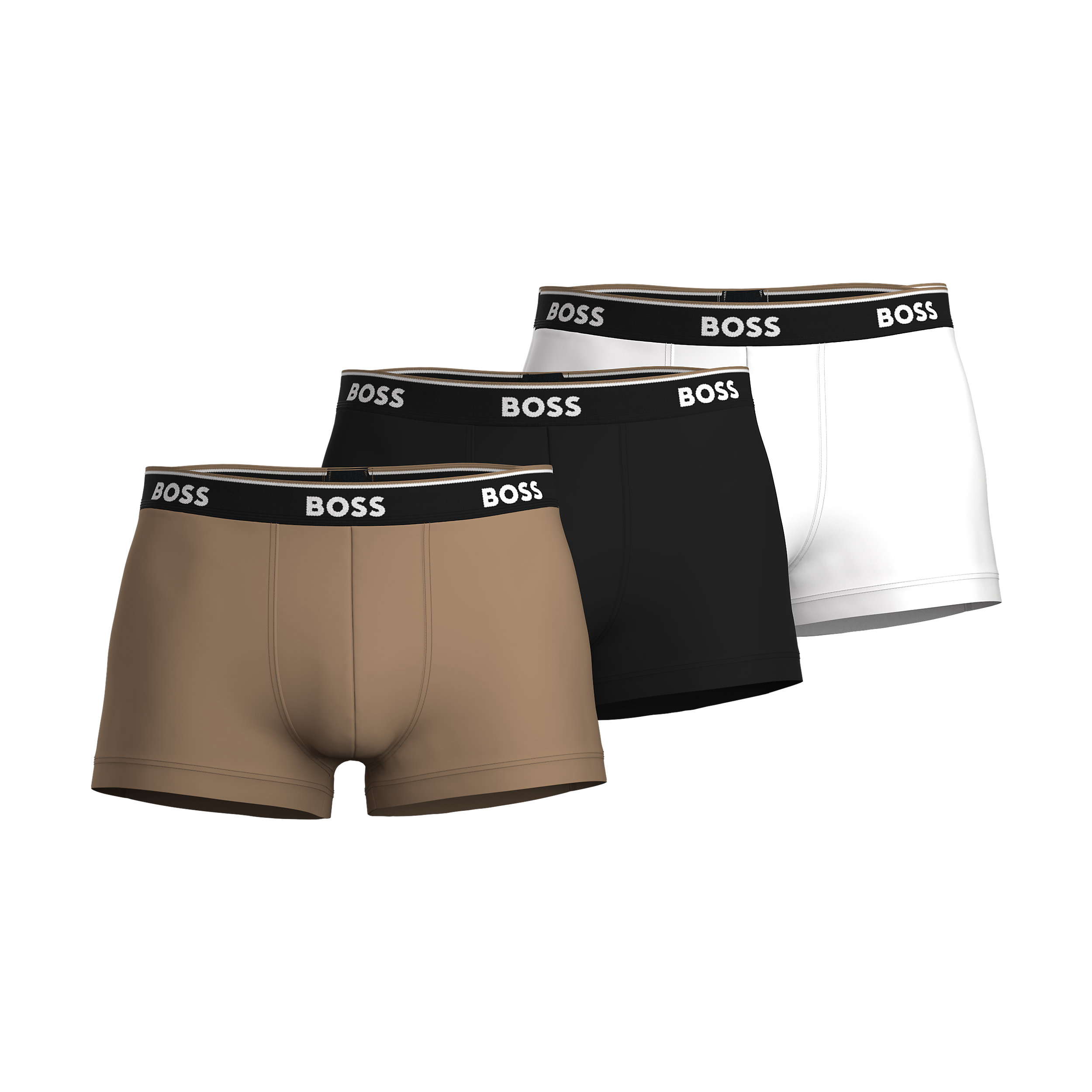 HUGO BOSS Power trunks (3-pack), heren boxers kort, multicolor