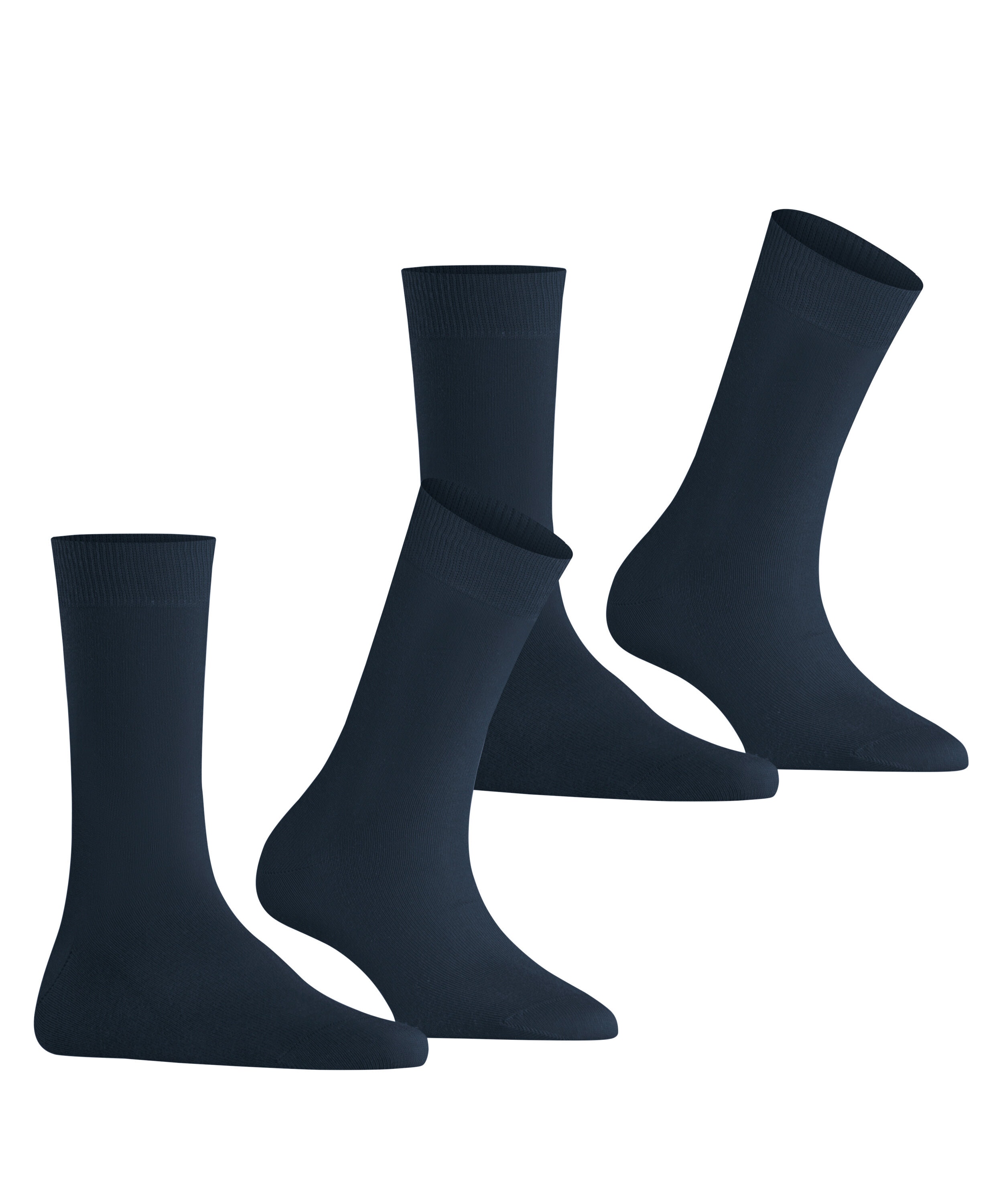 Burlington Everyday 2-Pack damessokken, blauw (marine)