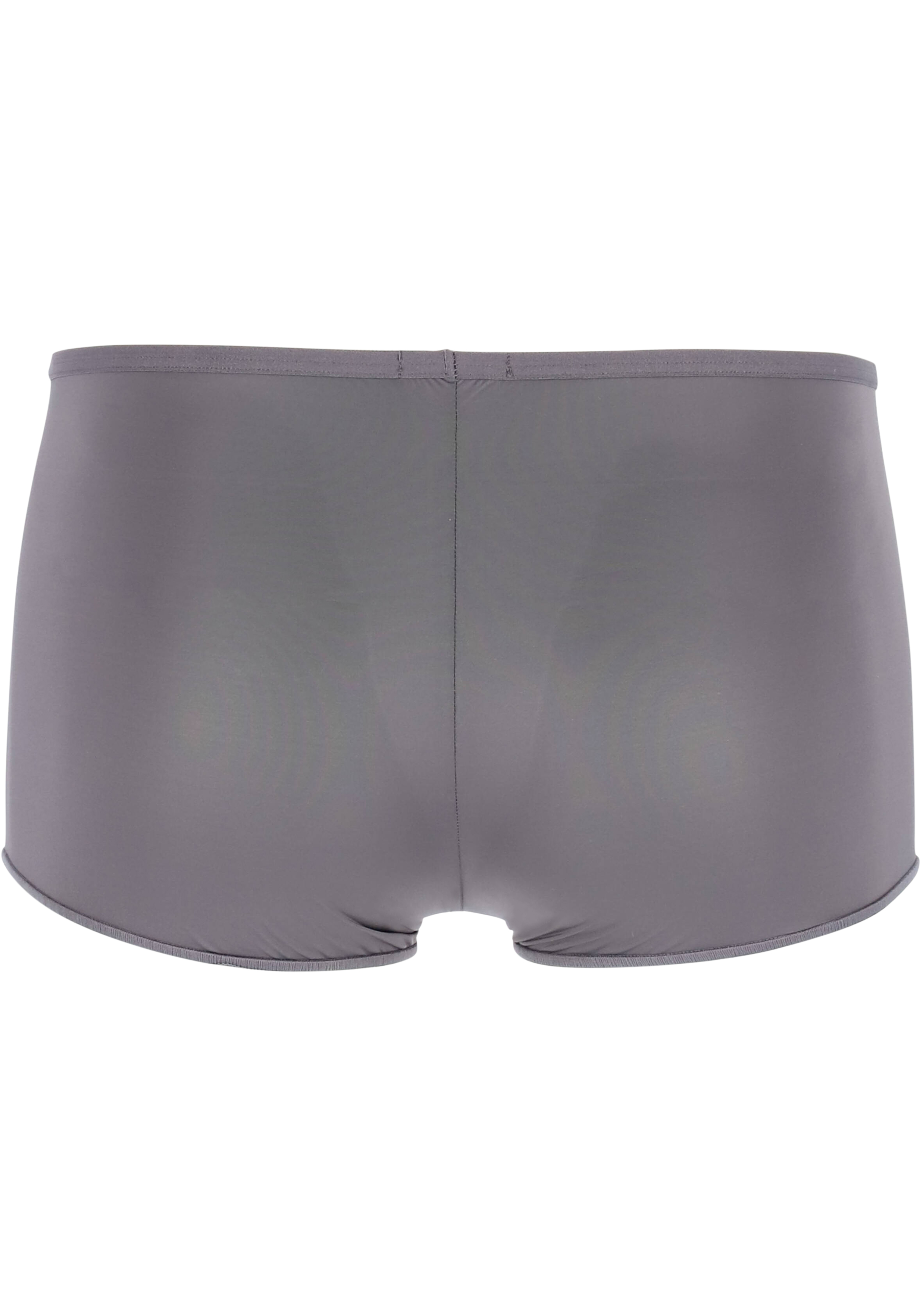HOM Plumes trunk (1-pack), heren boxer microfiber kort, antraciet grijs
