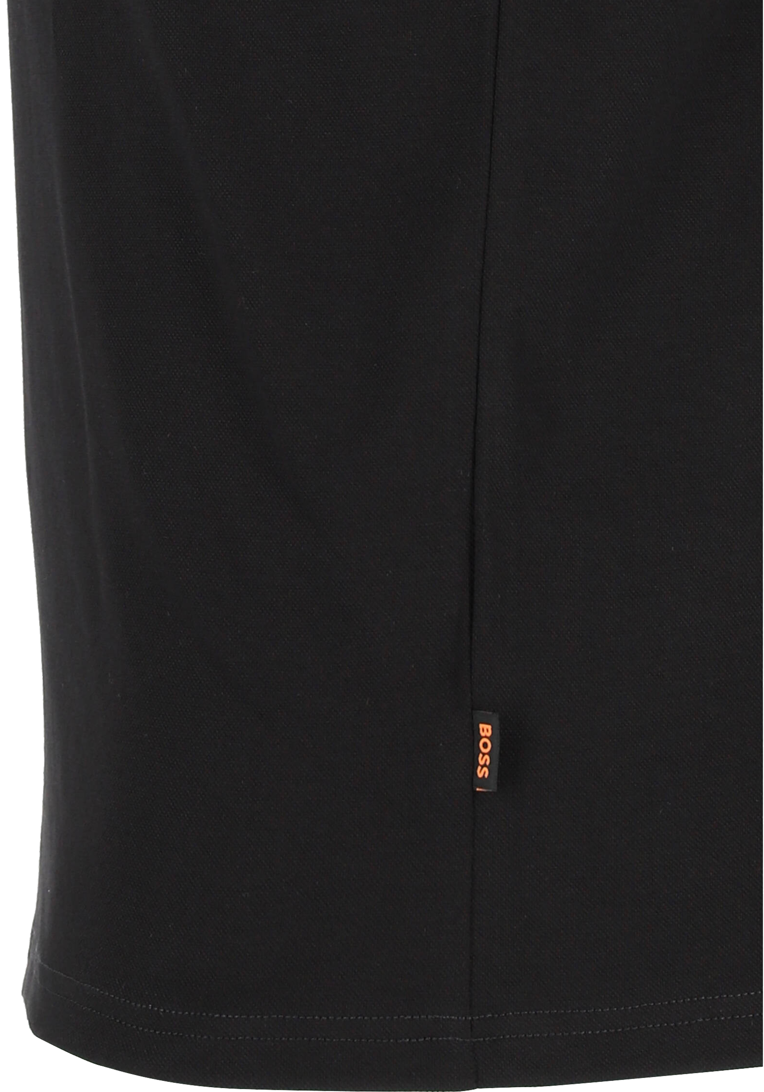 HUGO BOSS Passertip slim fit polo, stretch heren polo korte mouw, zwart