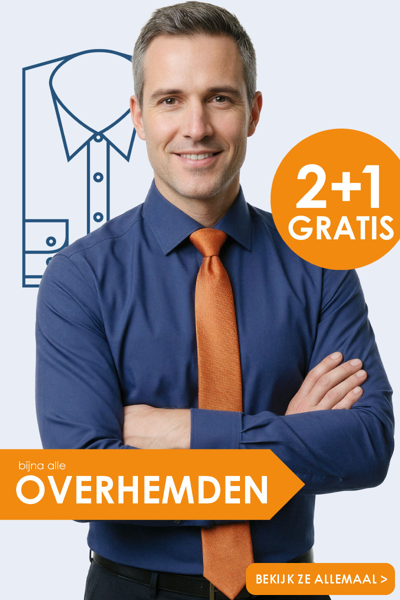 Overhemden 2 plus 1 gratis bij HemdVoorHem, bekijk ze allemaal!