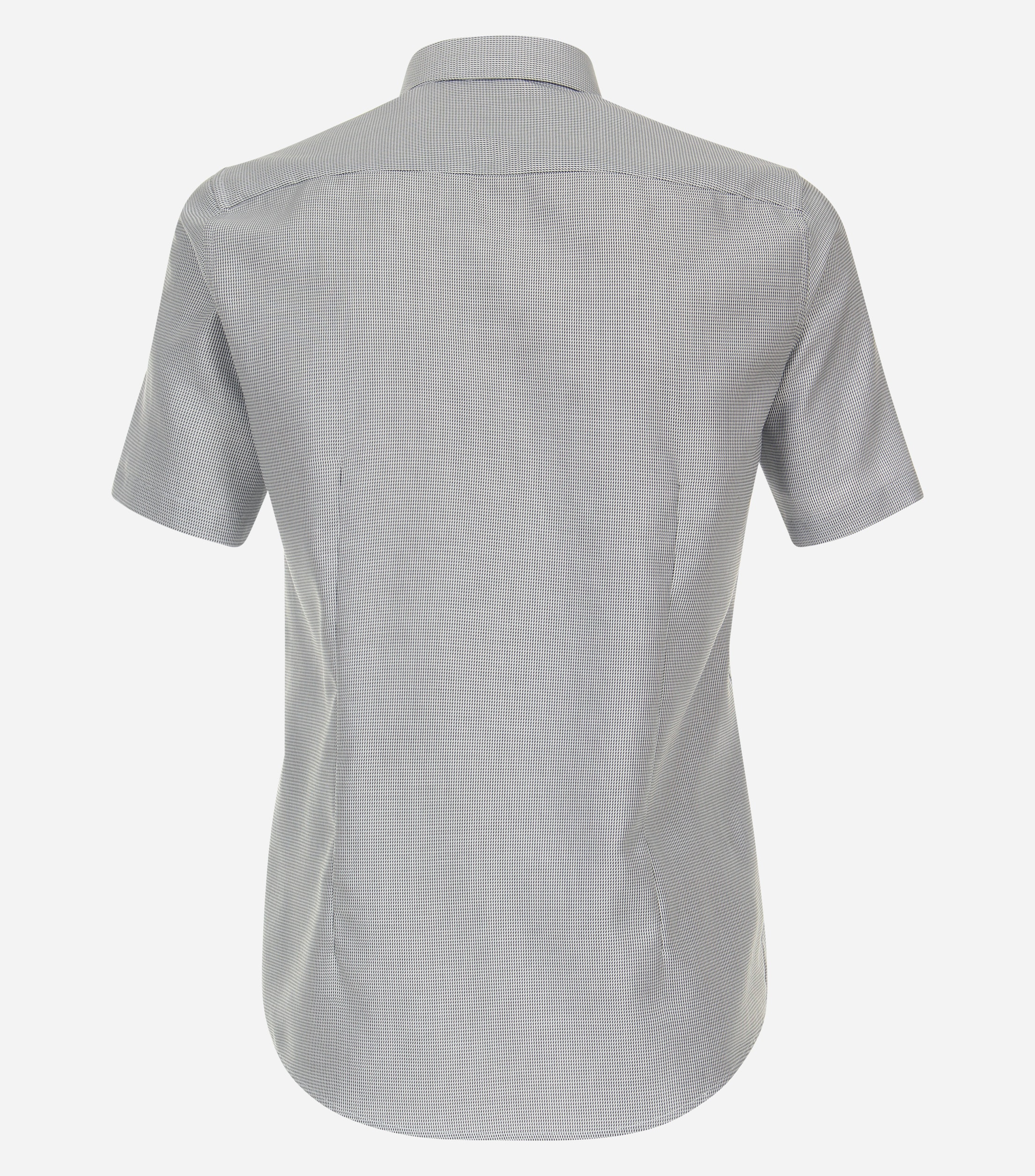 VENTI modern fit overhemd, korte mouw, twill, groen