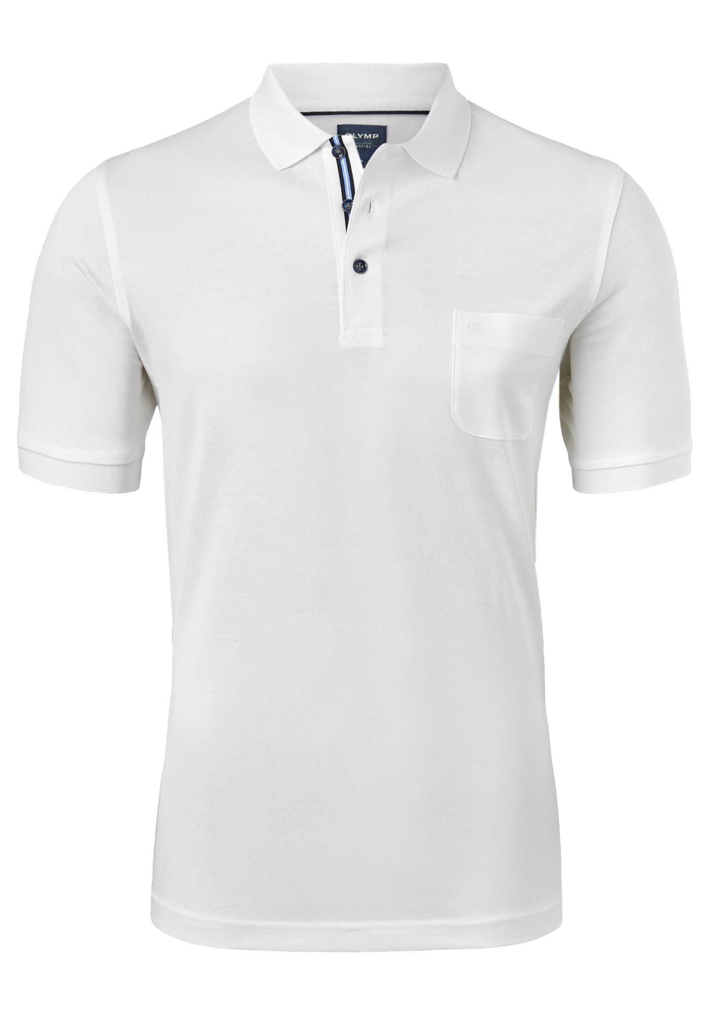 OLYMP modern fit poloshirt, wit