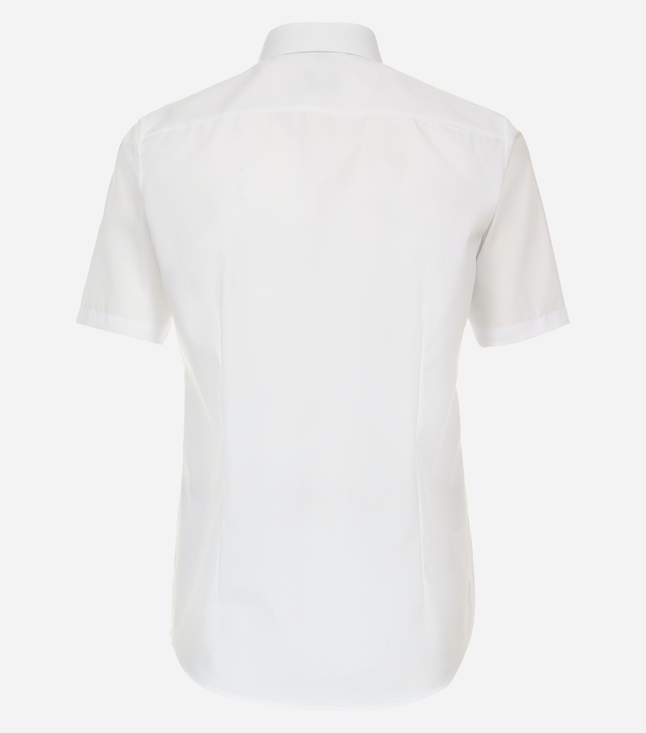 VENTI modern fit overhemd, korte mouw, popeline, wit
