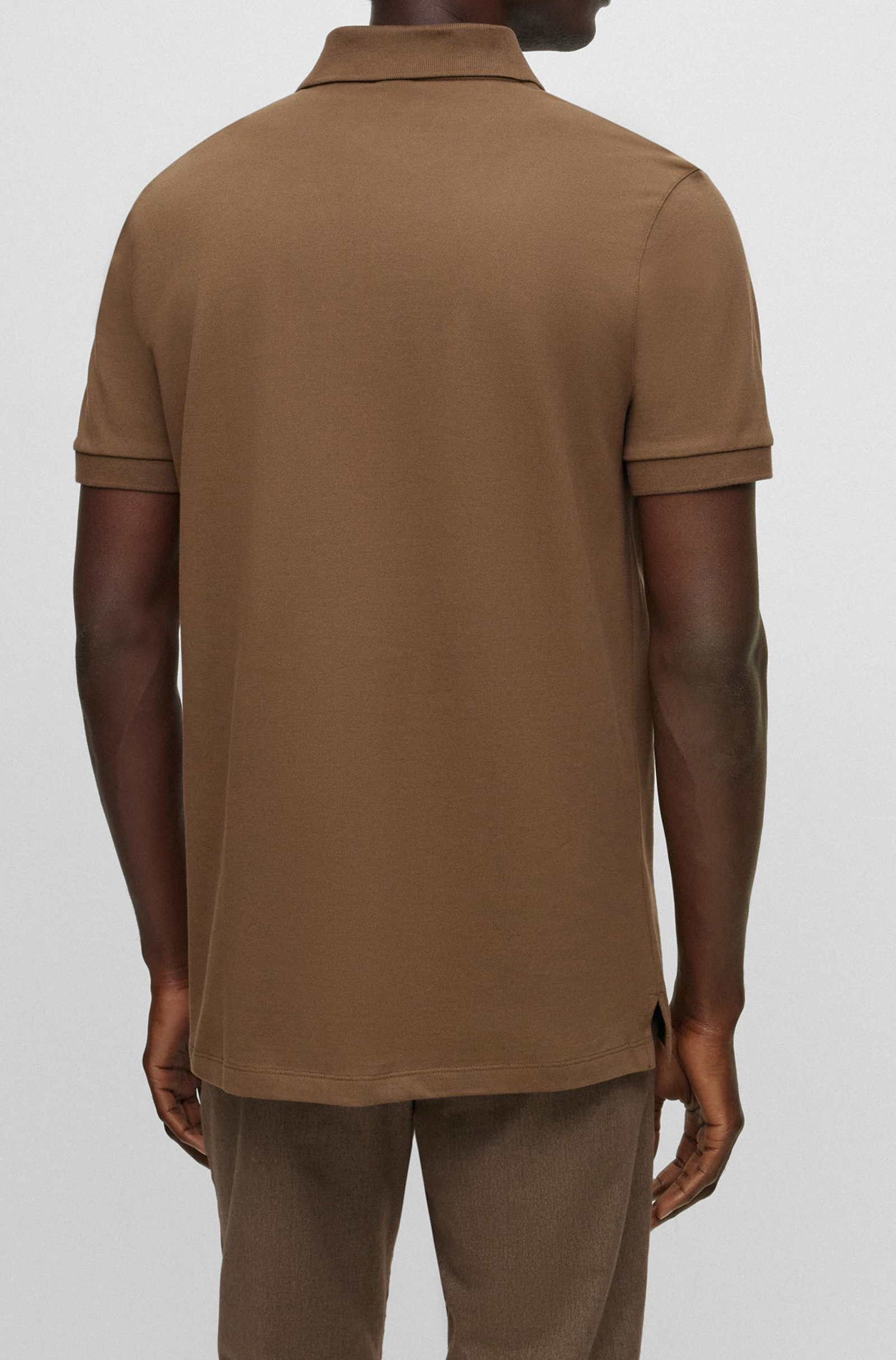 BOSS Pallas regular fit polo, pique, groen