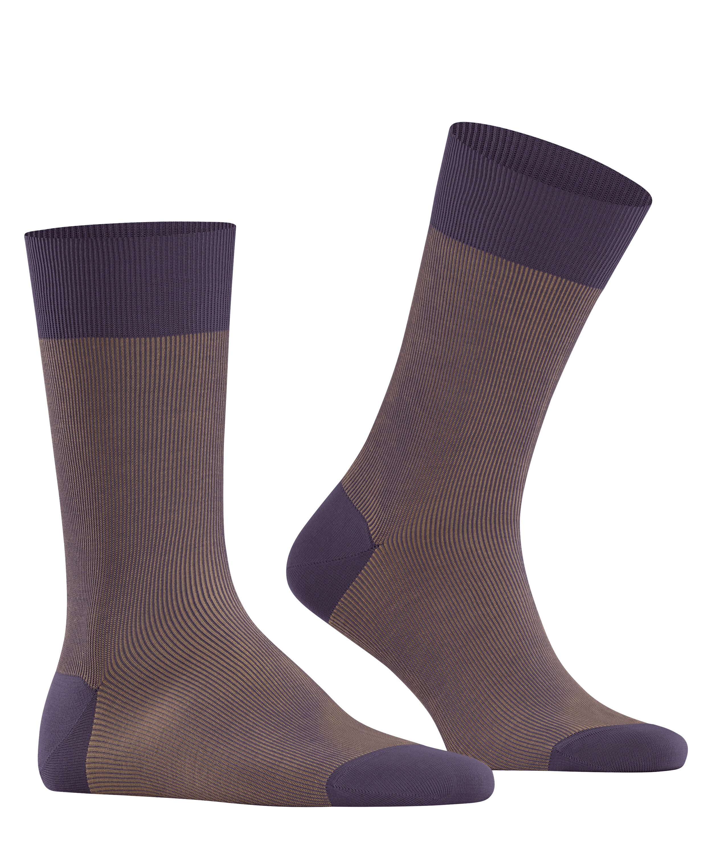 FALKE Fine Shadow herensokken, paars (amethyst)