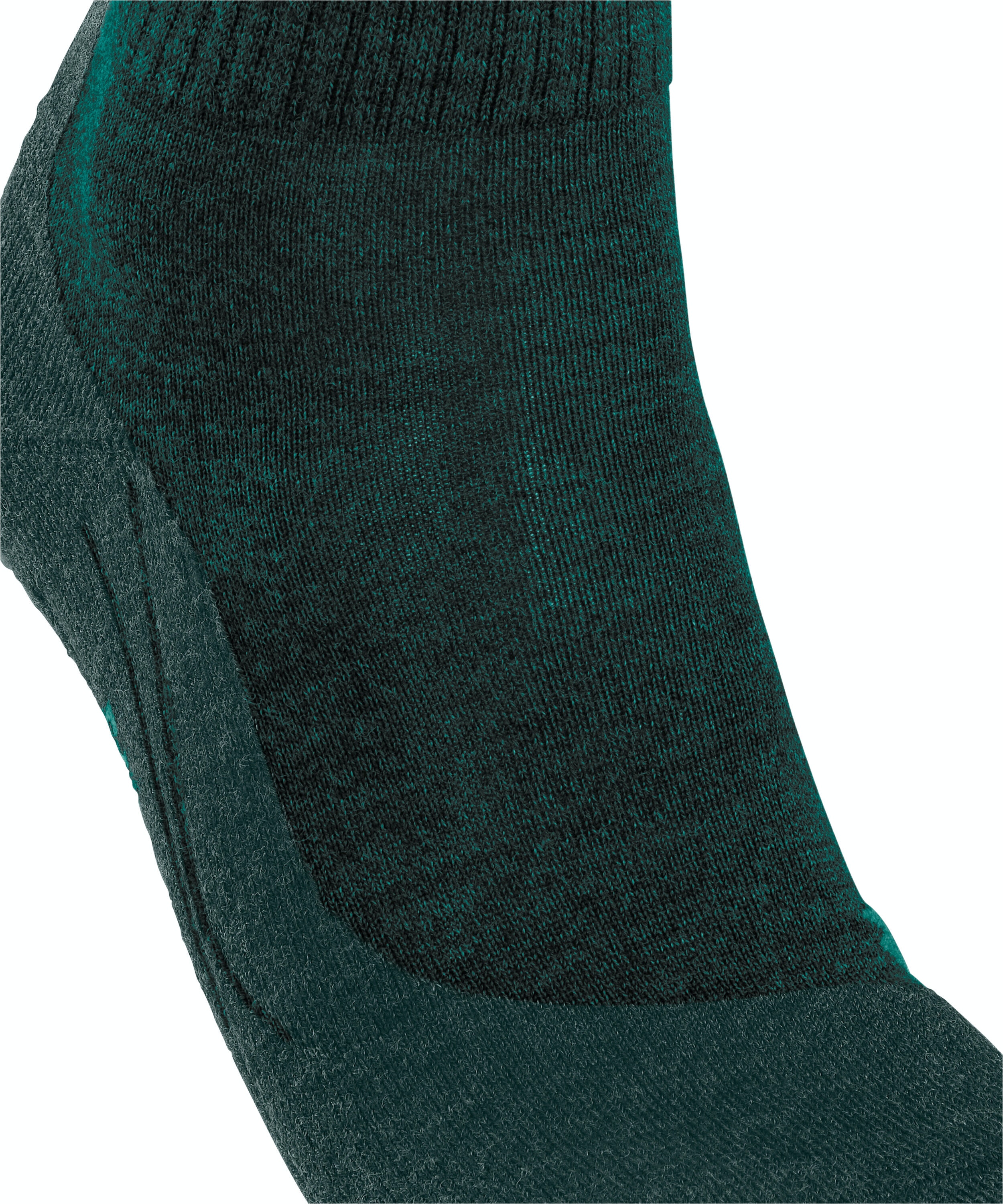 FALKE TK2 Explore Wool Short herensokken kort, hulstgroen (holly)