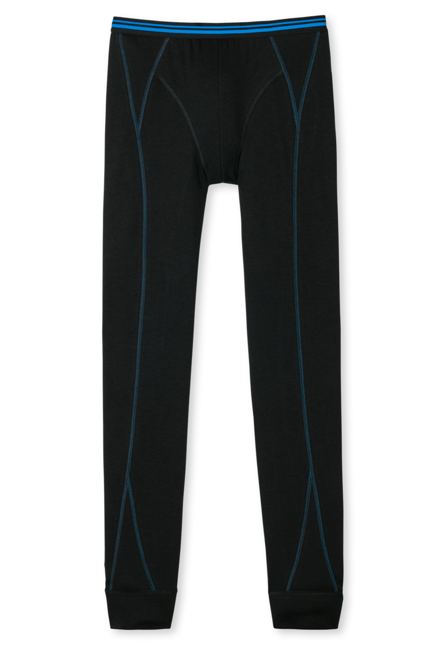SCHIESSER Sport Thermo Light thermobroek (1-pack), heren lange broek zwart