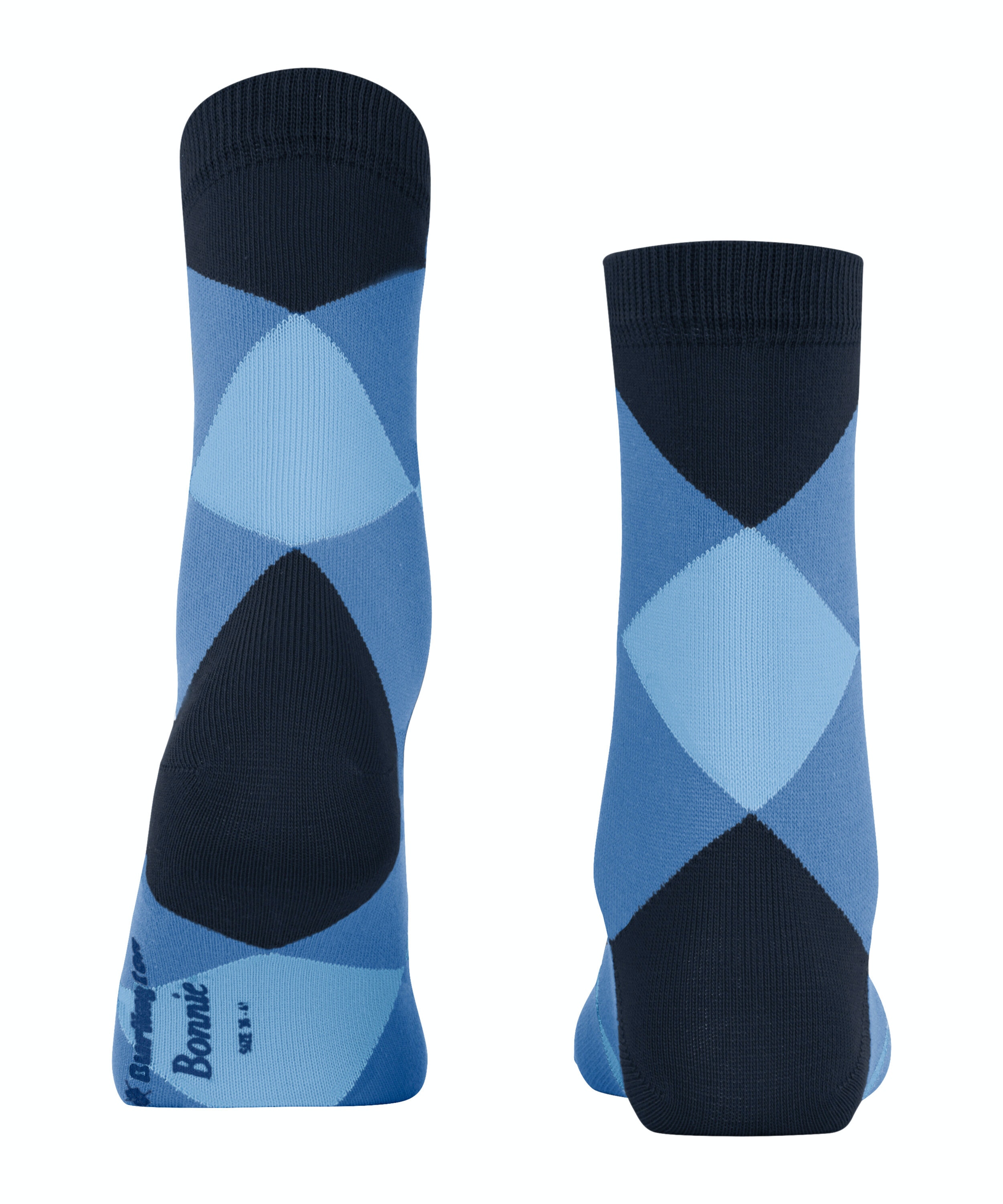Burlington Bonnie damessokken kort, blauw (marine)