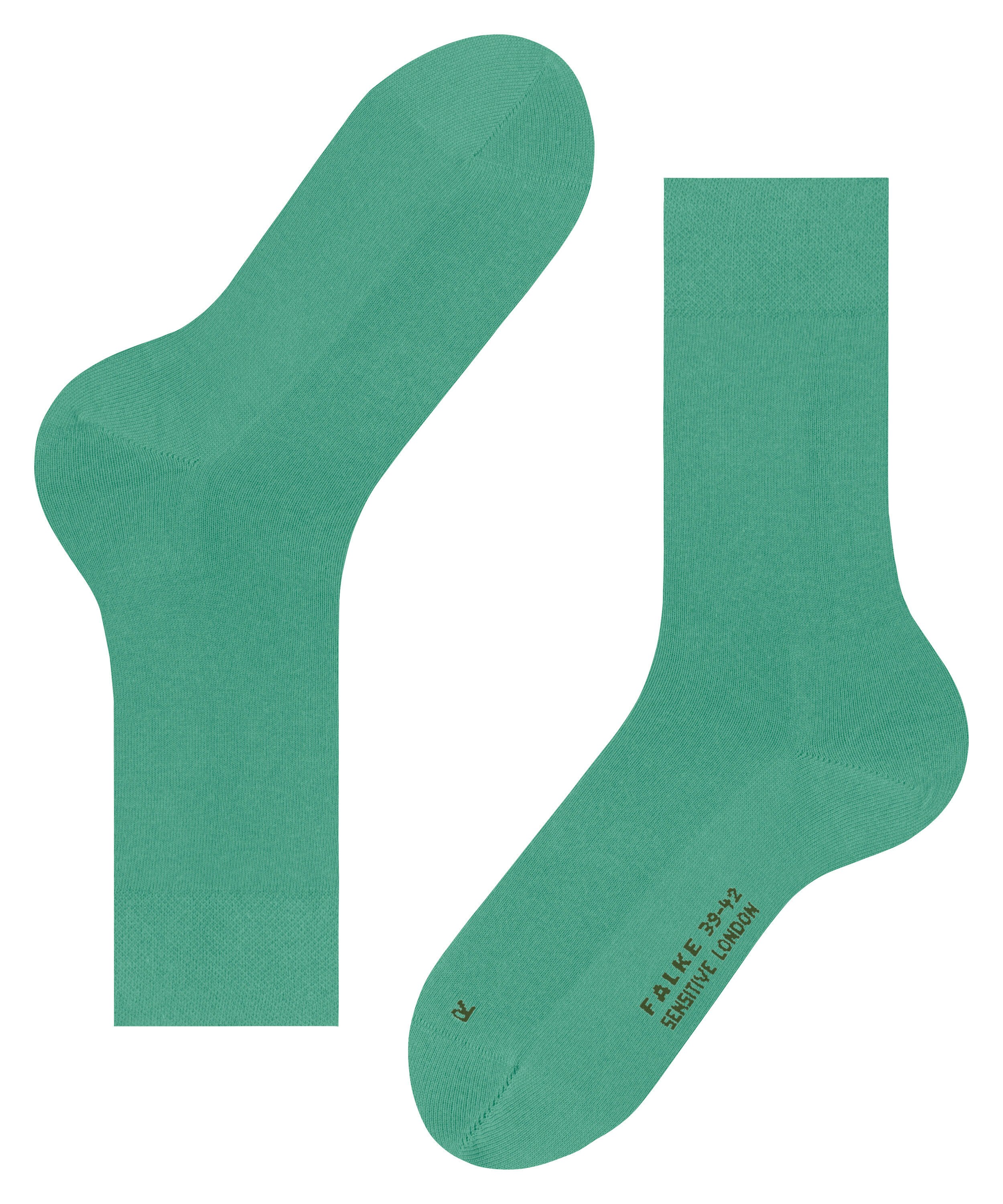FALKE Sensitive London herensokken, groen (oceangreen)