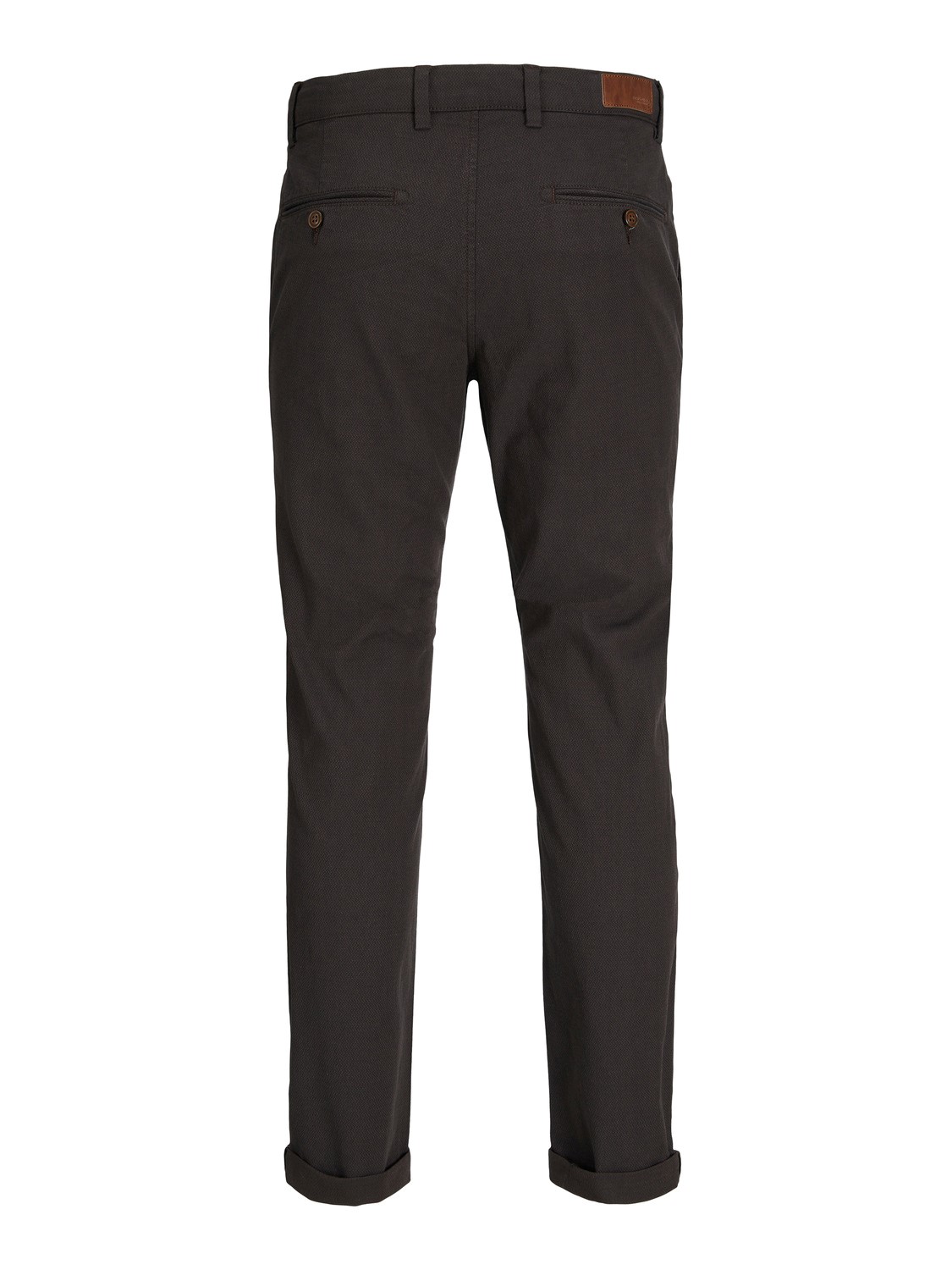 JACK & JONES Marco Fury slim fit, heren chino, donkerbruin