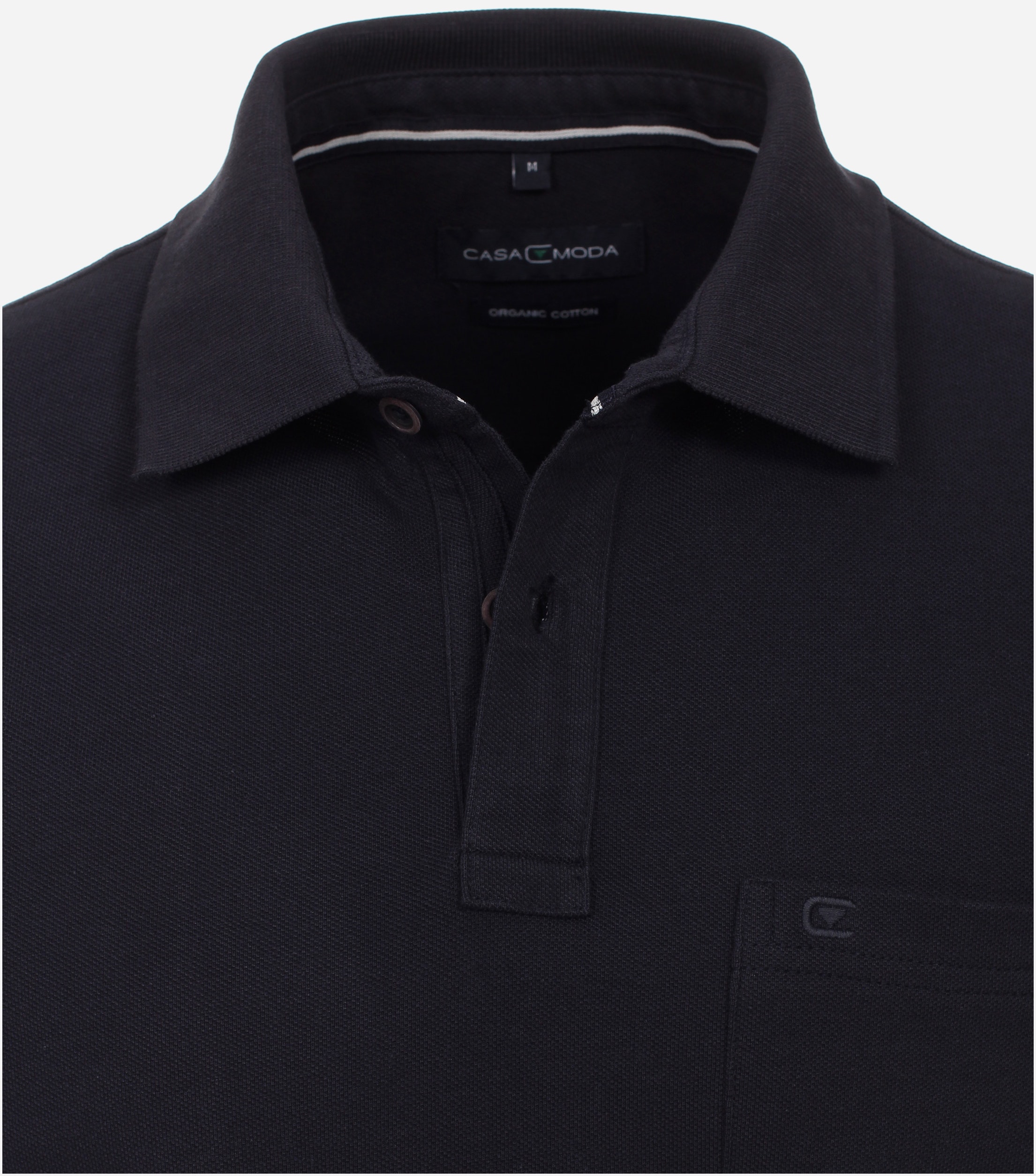CASA MODA comfort fit heren polo, blauw