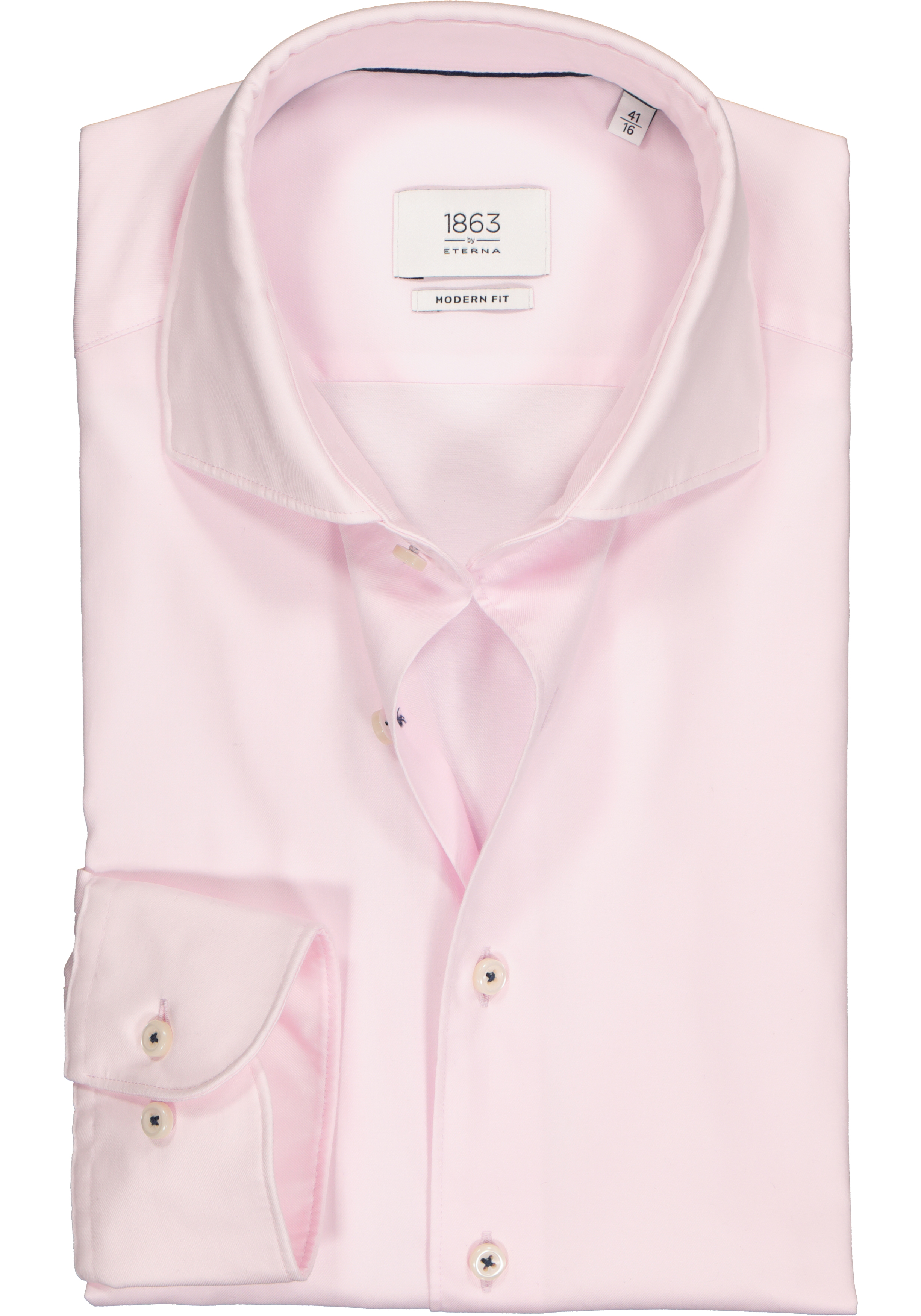 ETERNA modern fit overhemd, 1863 casual Soft tailoring, roze