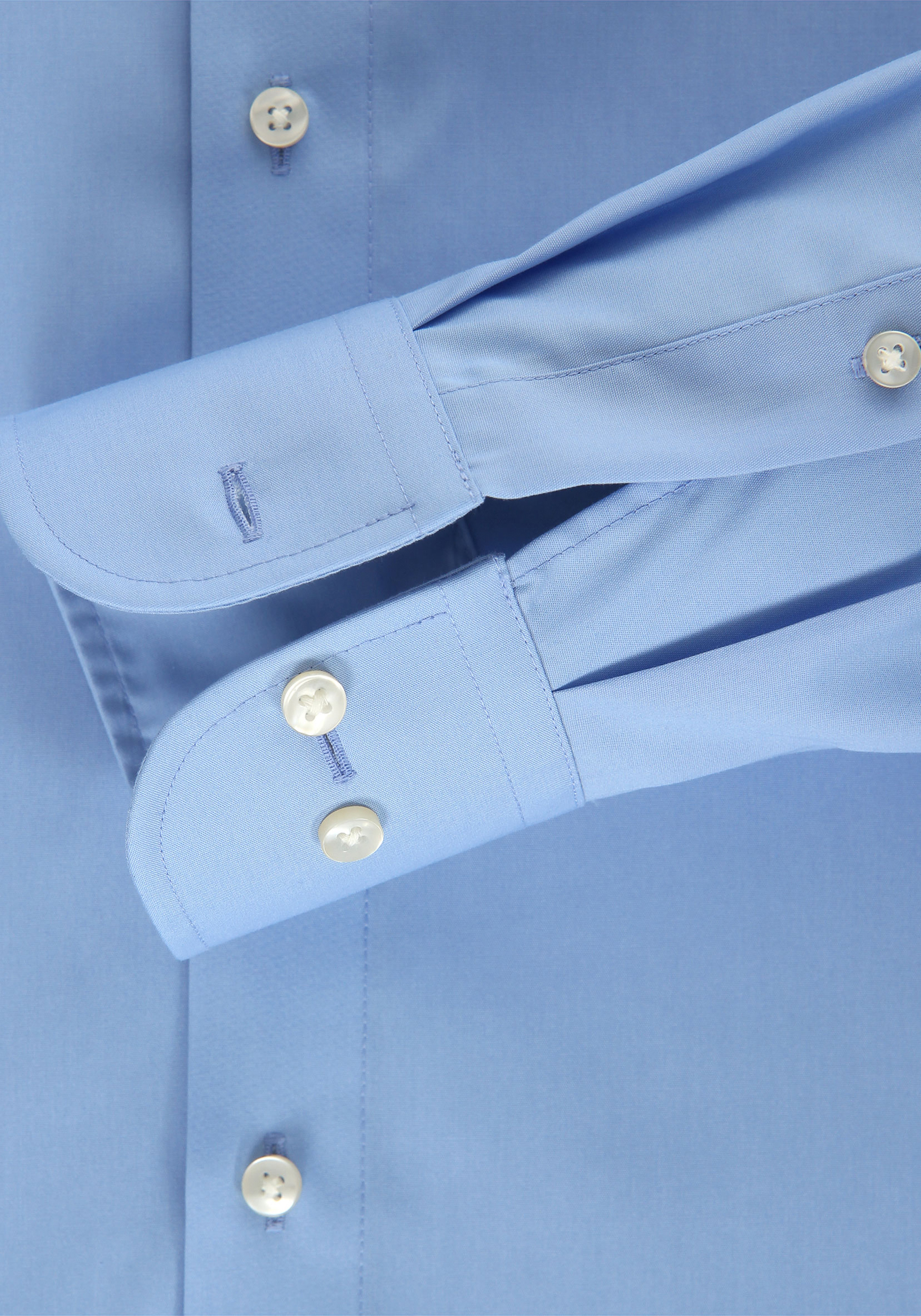 Redmond modern fit overhemd, blauw