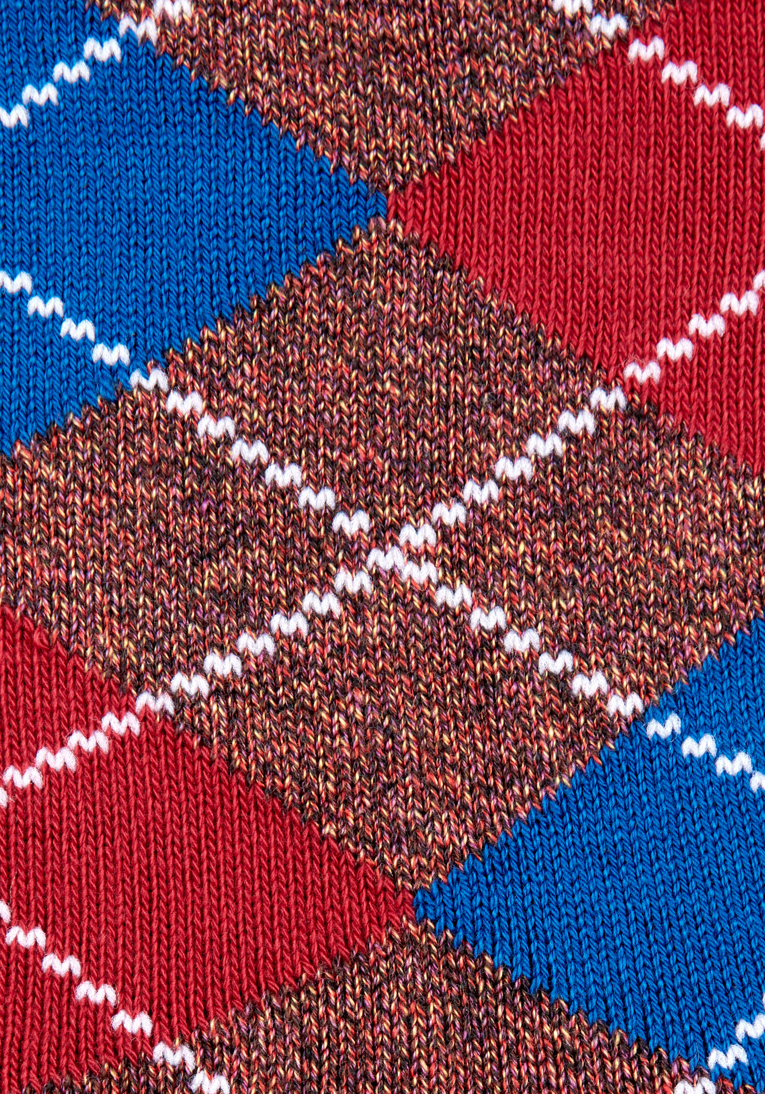 Burlington Argyle Heren Huissokken, rood geruit
