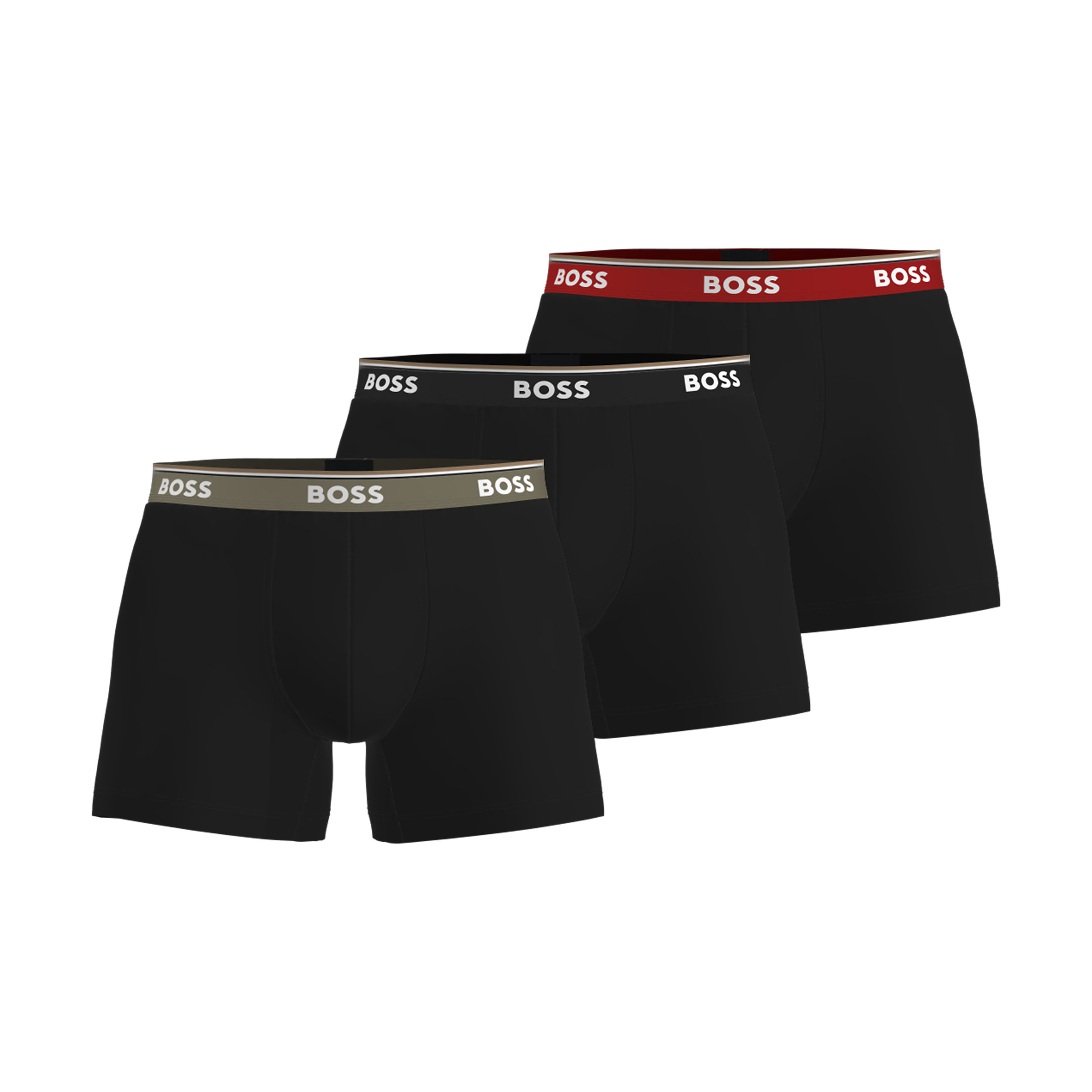 HUGO BOSS Power boxer briefs (3-pack), heren boxers normale lengte, multicolor