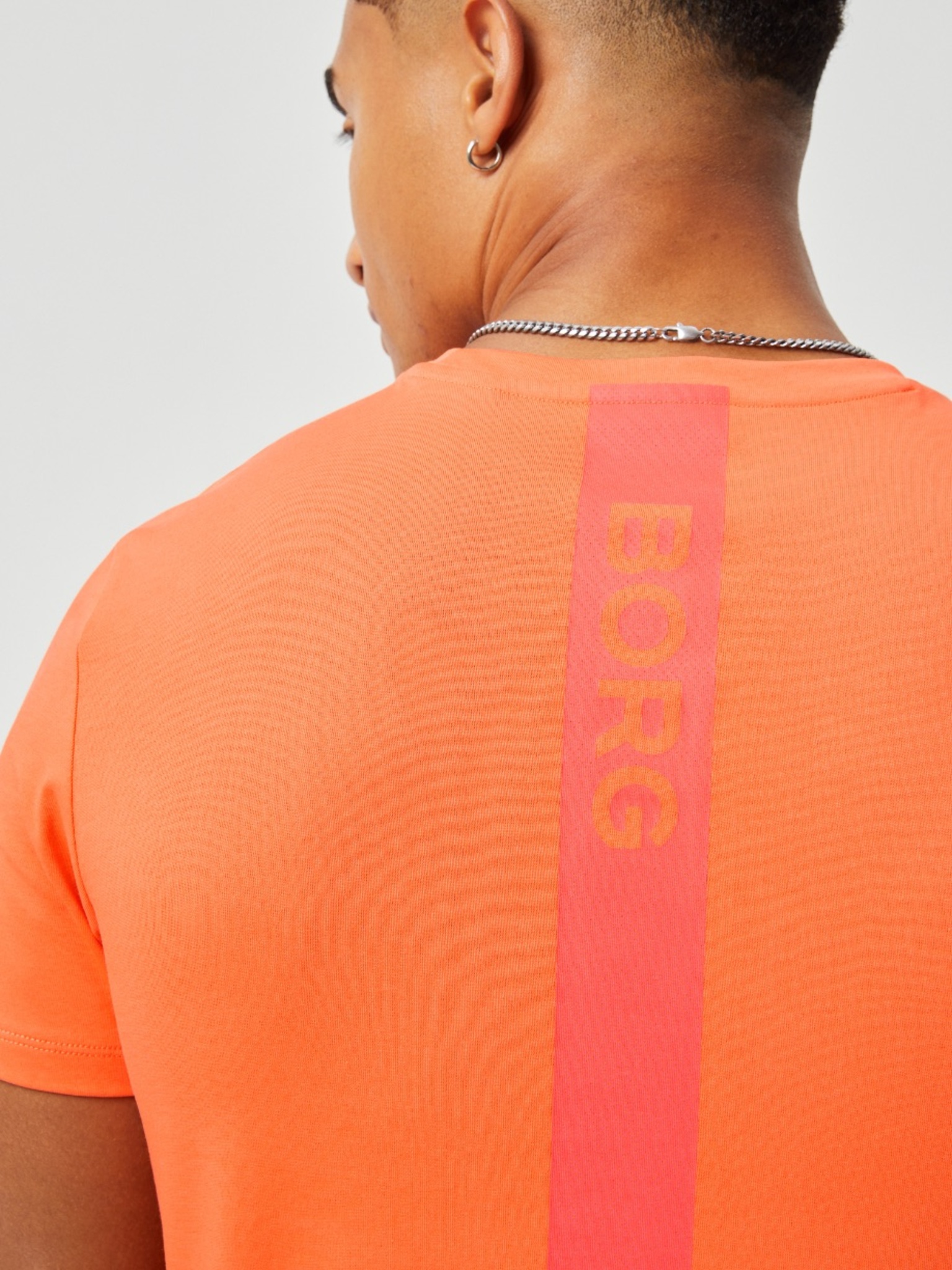 Bjorn Borg T-shirt Stripe, oranje