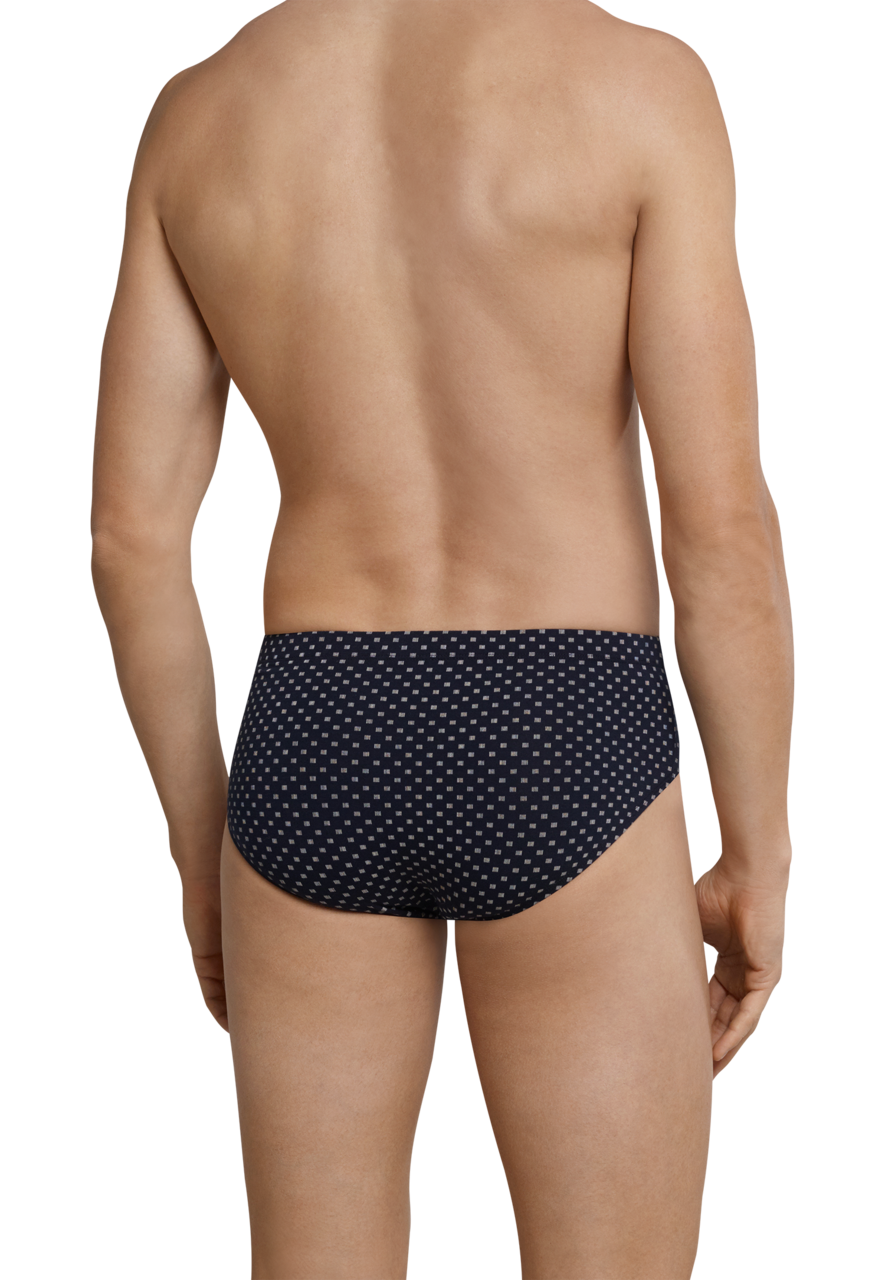SCHIESSER Dark Sapphire slip (1-pack), heren minislip donkerblauw