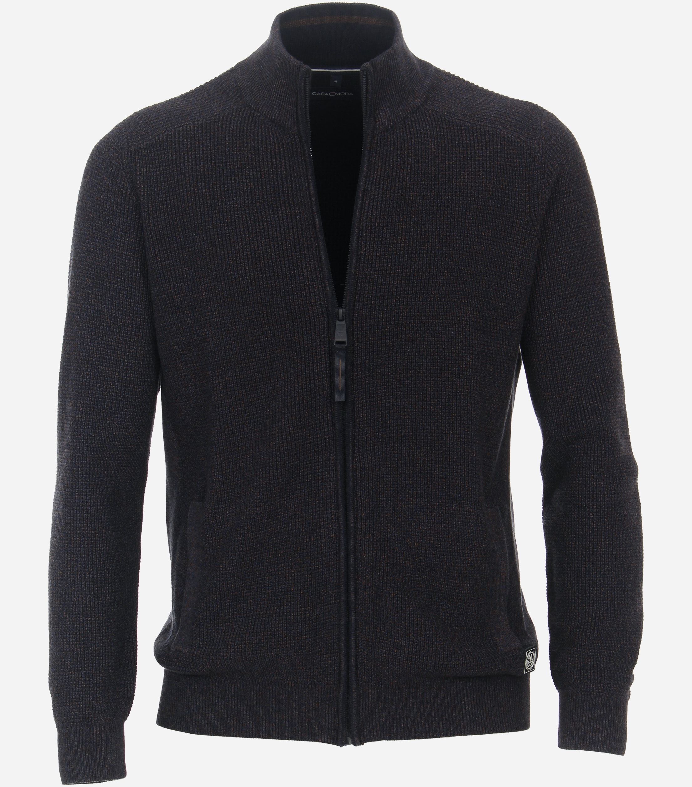 CASA MODA comfort fit vest, blauw melange