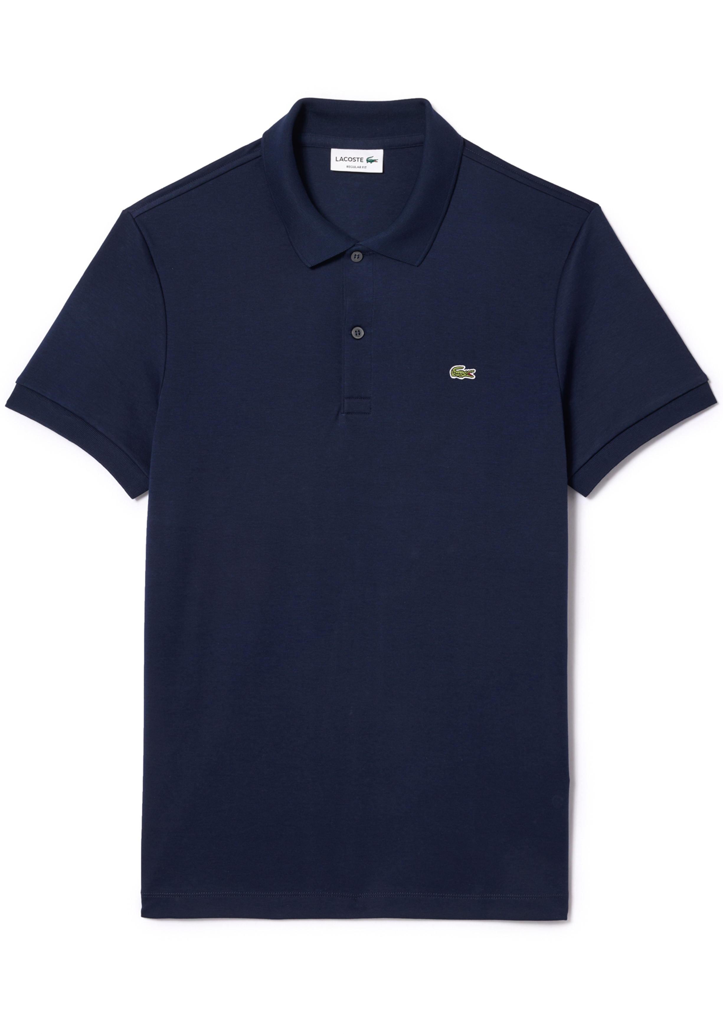 Lacoste Ultra Soft Polo Regular Fit, navy blauw