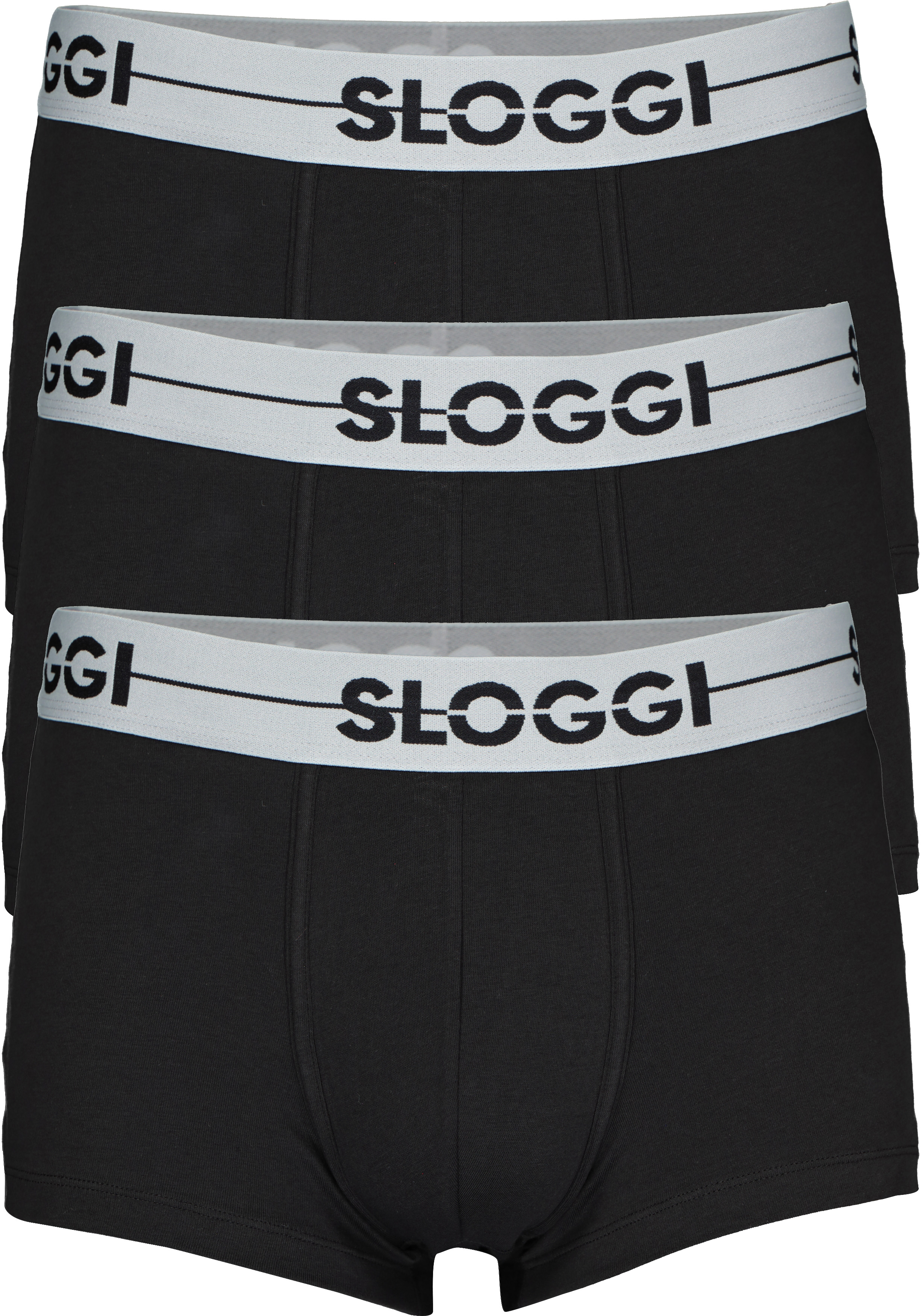 Sloggi Men GO Hipster, heren boxers (3-pack), zwart