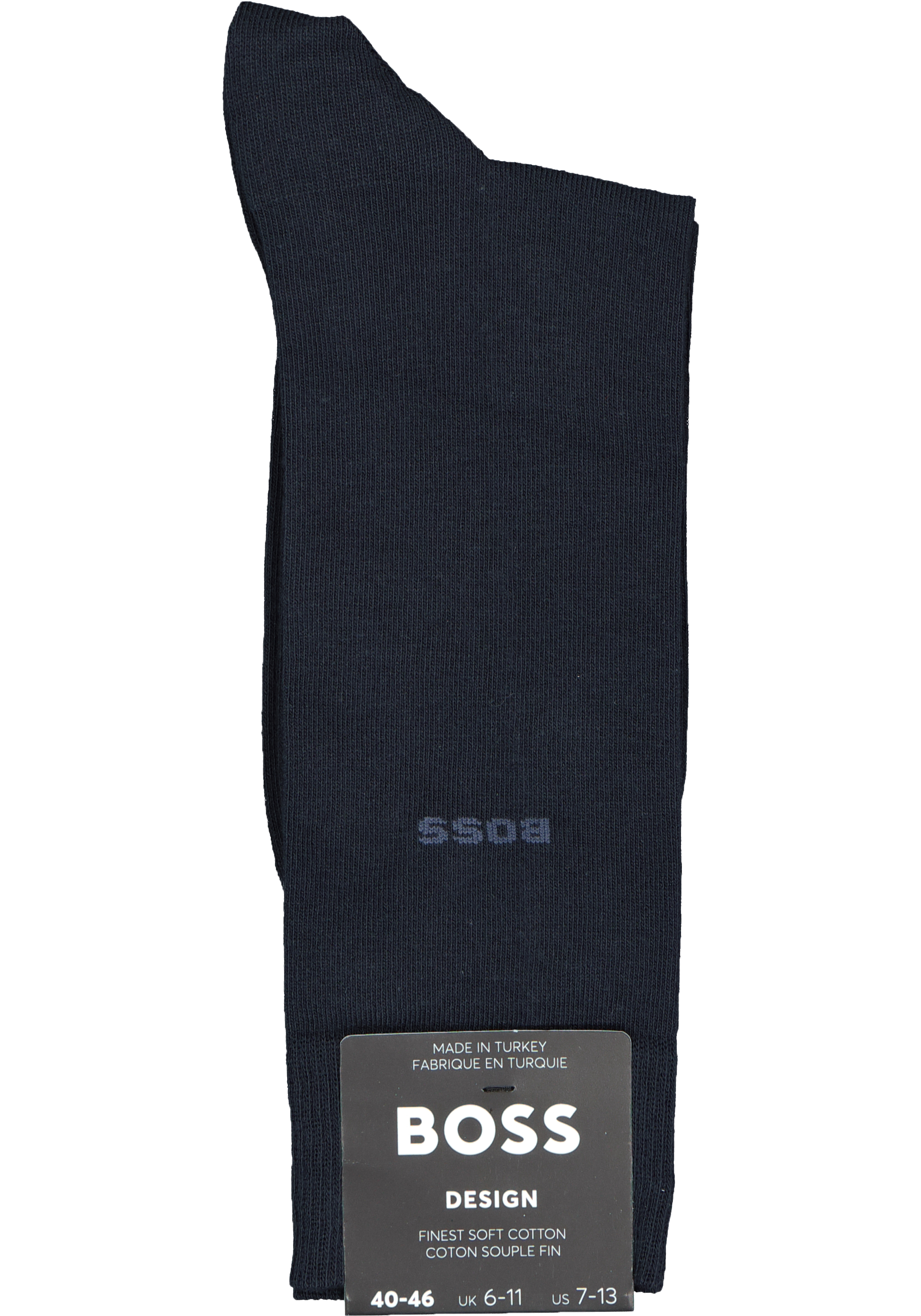 HUGO BOSS cadeauset sokken, giftbox met 3 paar heren sokken, blauw, zwart en grijs