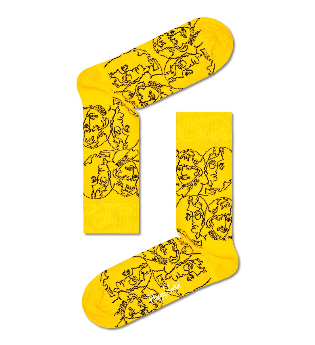 Happy Socks The Beatles Gift Set (4-pack), unisex sokken in cadeauverpakking