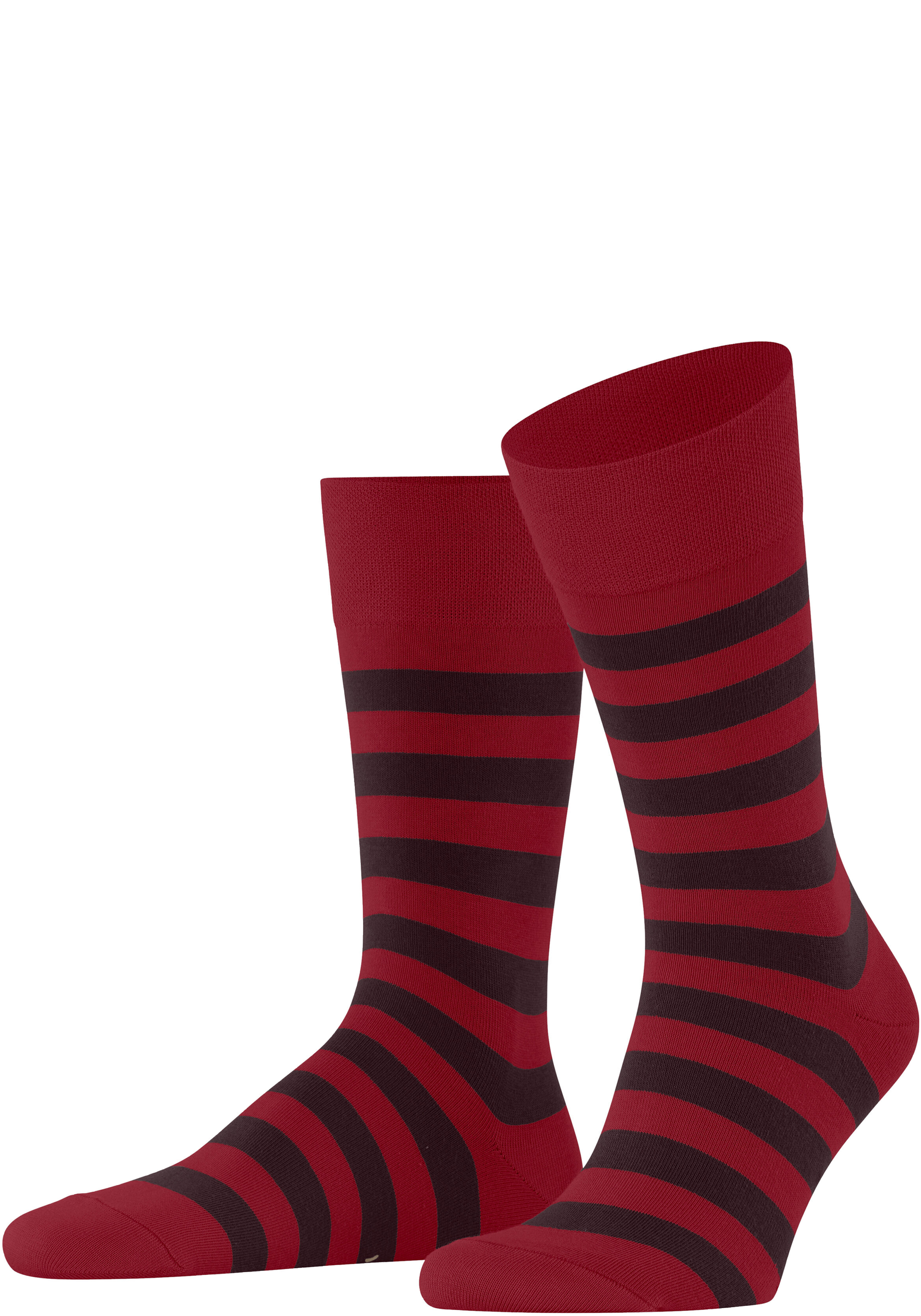 FALKE Sensitive Mapped Line herensokken, rood (scarlet)