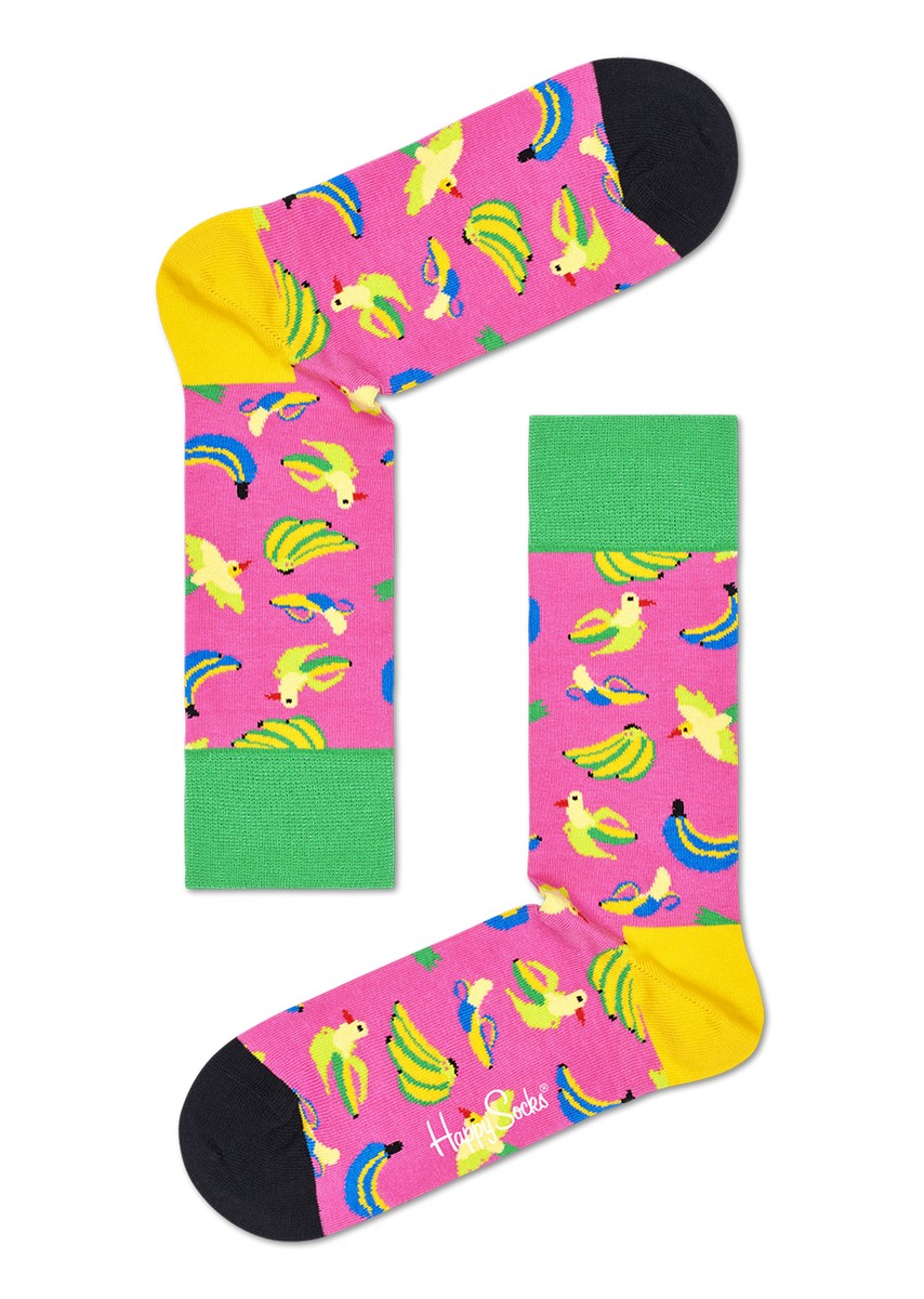 Happy Socks Surreal Animal Socks Gift Set (4-pack), unisex sokken in cadeauverpakking