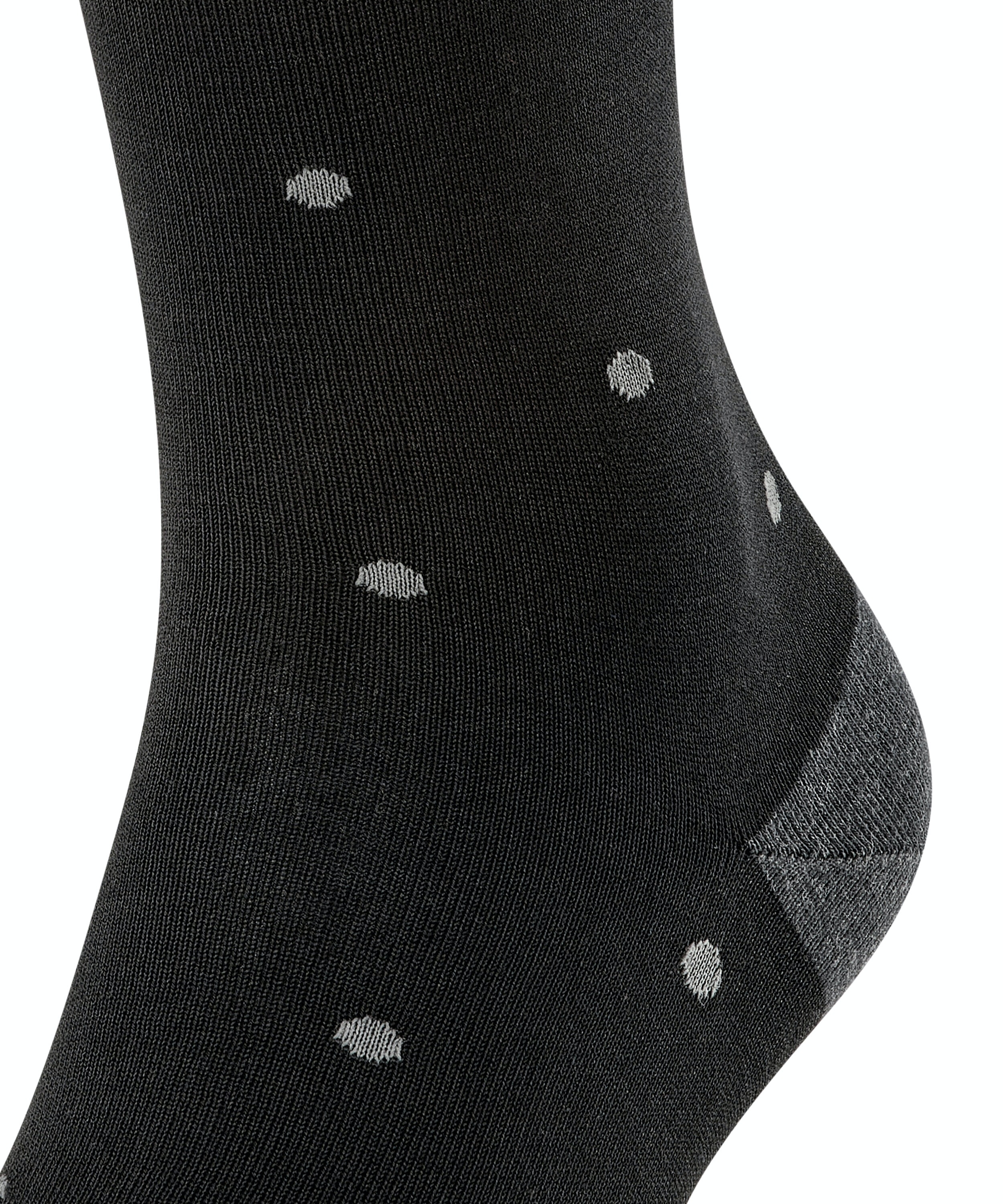 FALKE Dot herensokken, antraciet grijs (anthracite mel.)