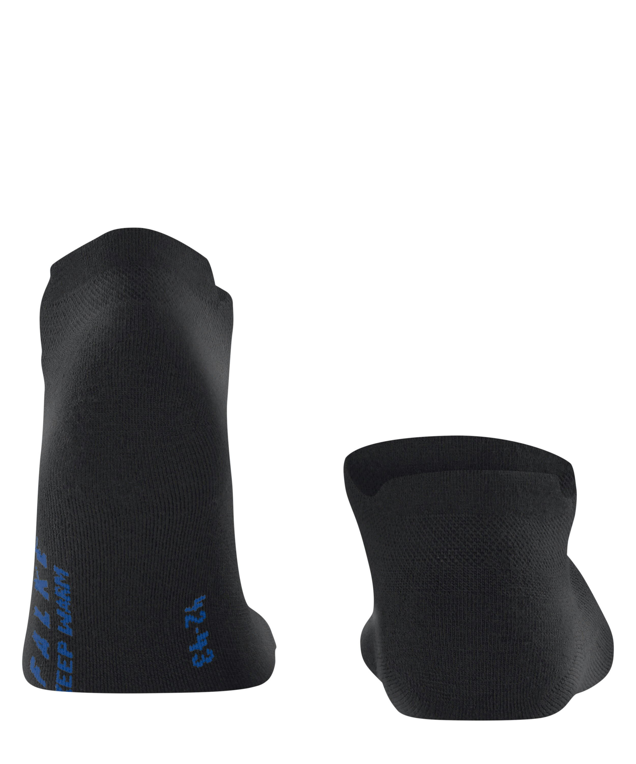 FALKE Keep Warm unisex sneakersokken, zwart (black)