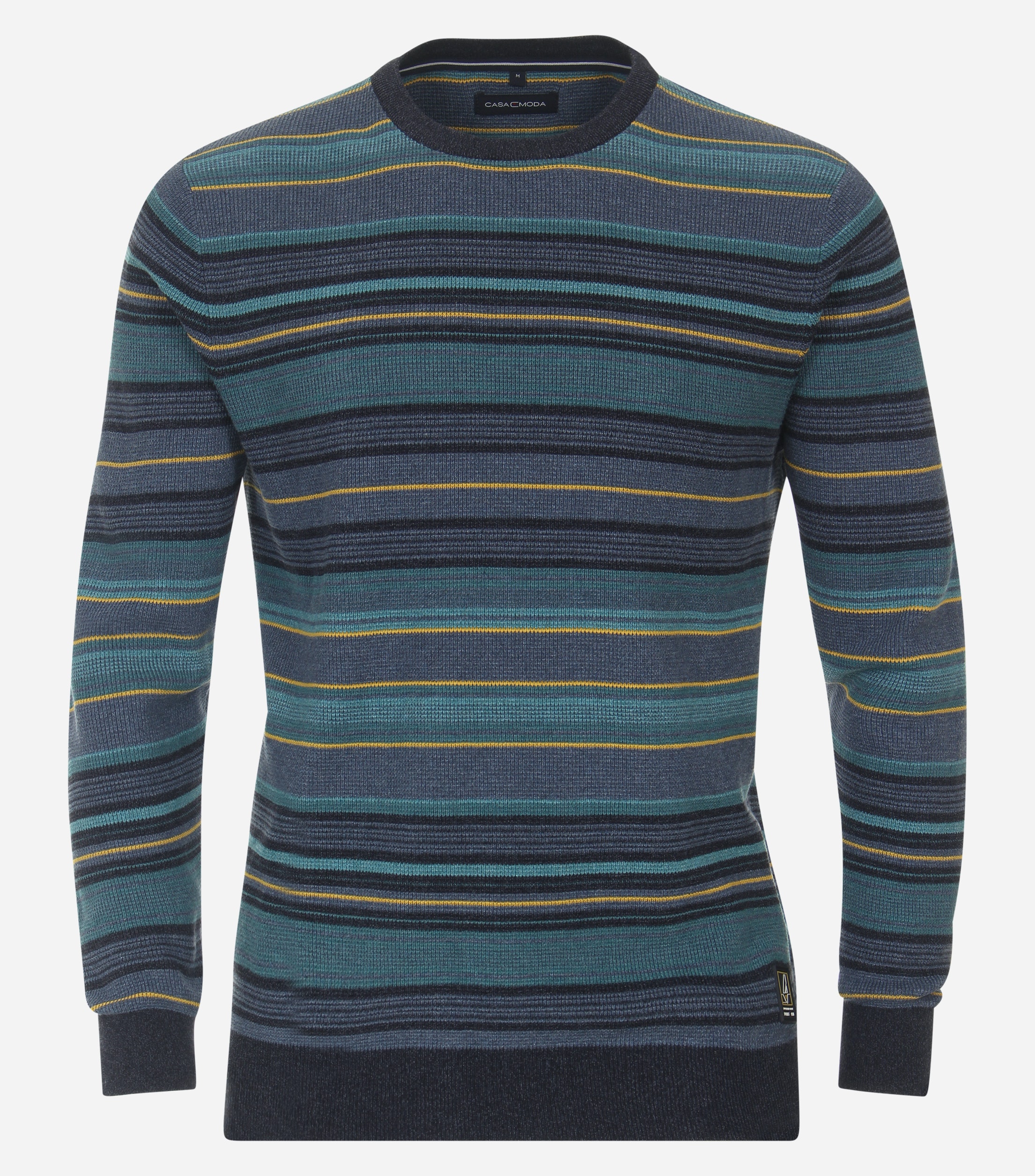 CASA MODA comfort fit trui, blauw gestreept