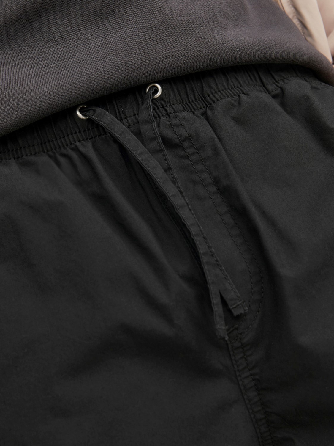 JACK & JONES Parachute Pant Base loose fit, heren cargo broek, zwart