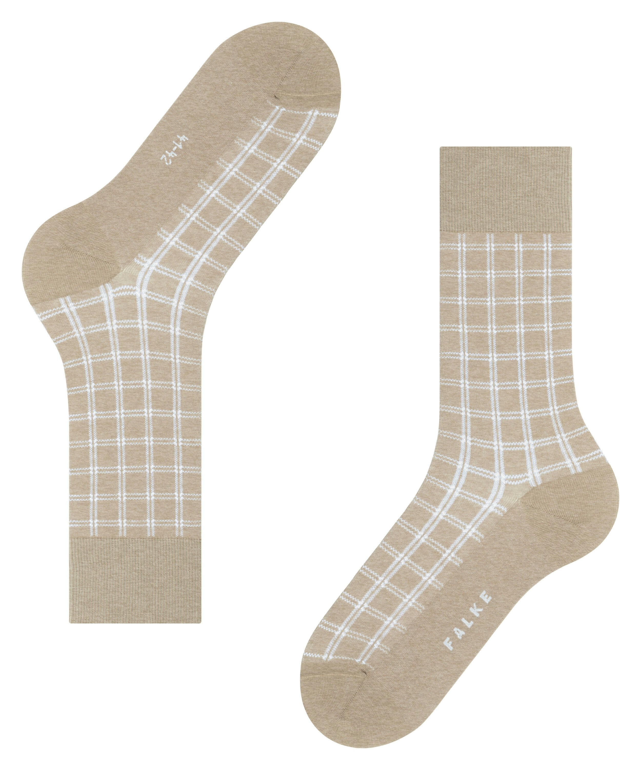 FALKE Modern Tailor herensokken, beige melange (pebble melangeange)